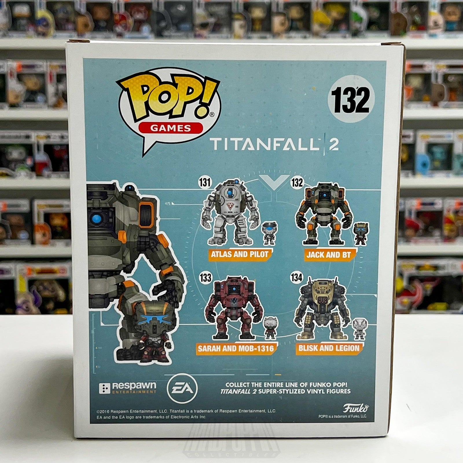 Funko Pop Video Games Titanfall 2 Jack and BT 132 Vaulted Vinyl Protector MINT