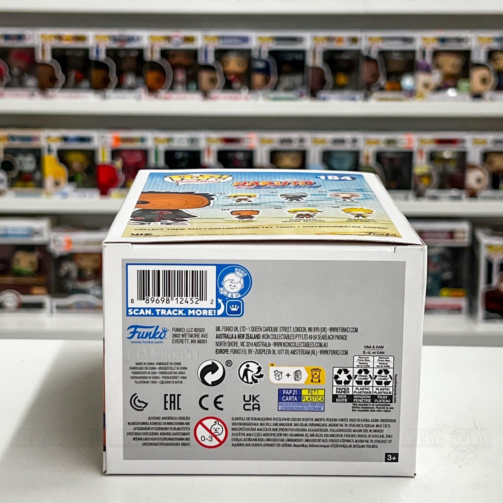 Funko Pop! Animation Naruto Shippuden Tobi #184 Vinyl Figure with Box Anime