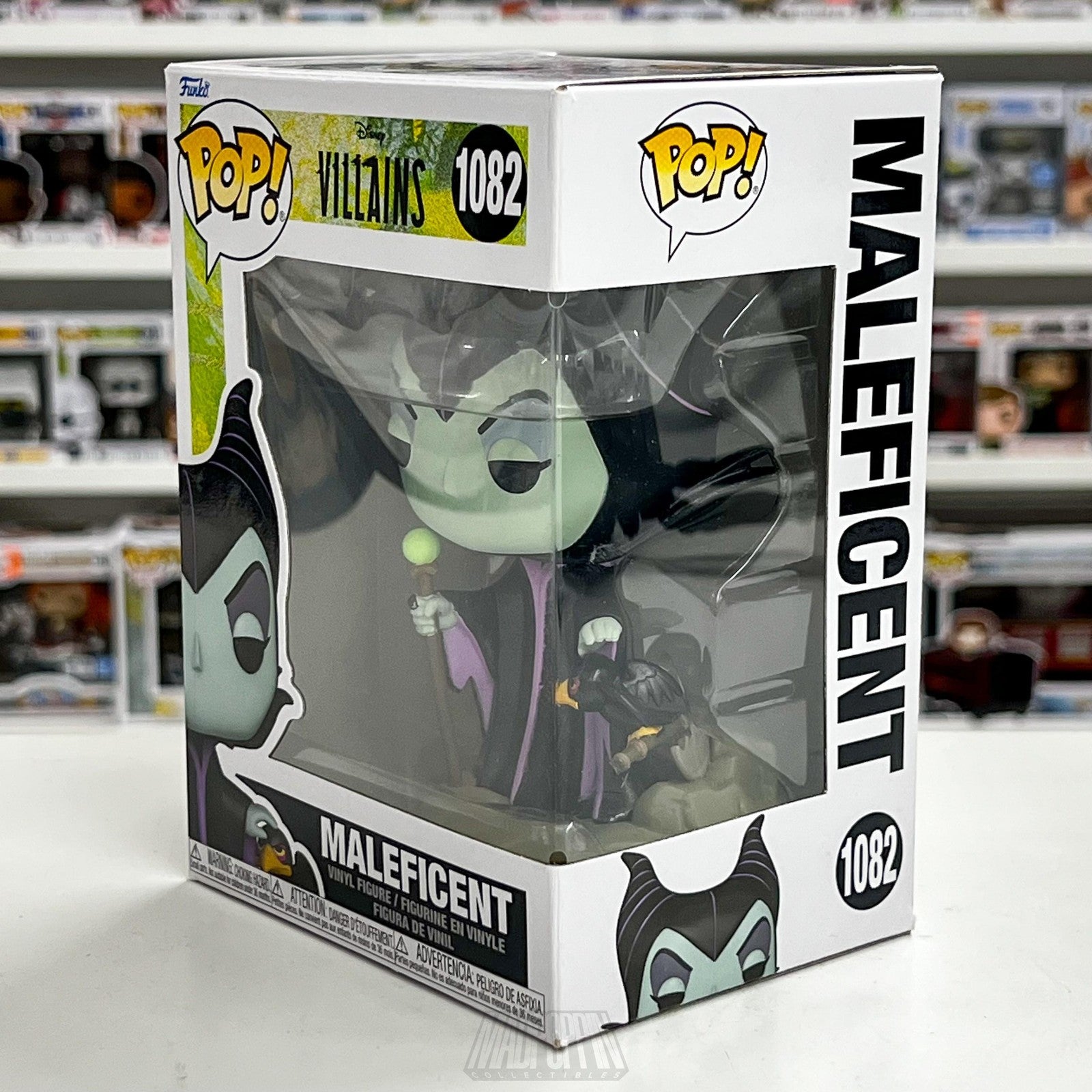 Funko Pop Disney Villains 1082 Maleficent Vinyl Figure New Damaged Box Collector