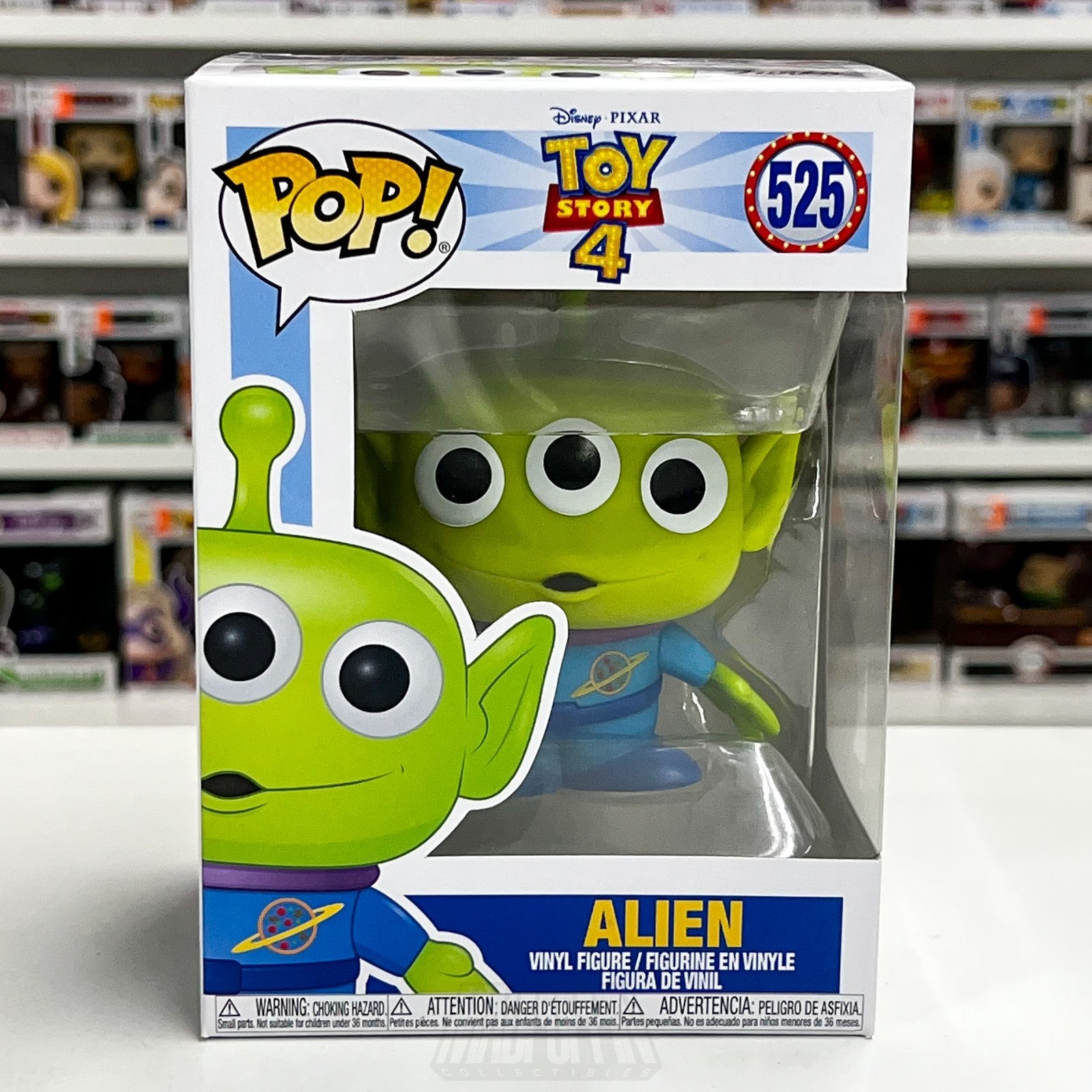 Funko Pop Disney Pixar Toy Story 4 Alien 525 Vinyl Figure 2019 Little Green Men0