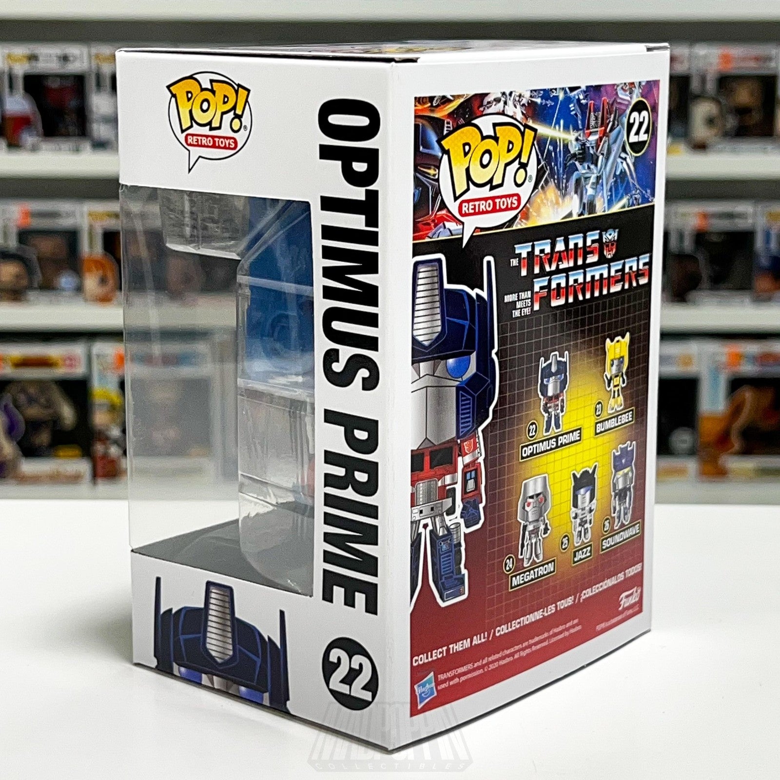 Funko Pop Retro Toys Transformers Optimus Prime #22 Vinyl Figure Vaulted Autobot