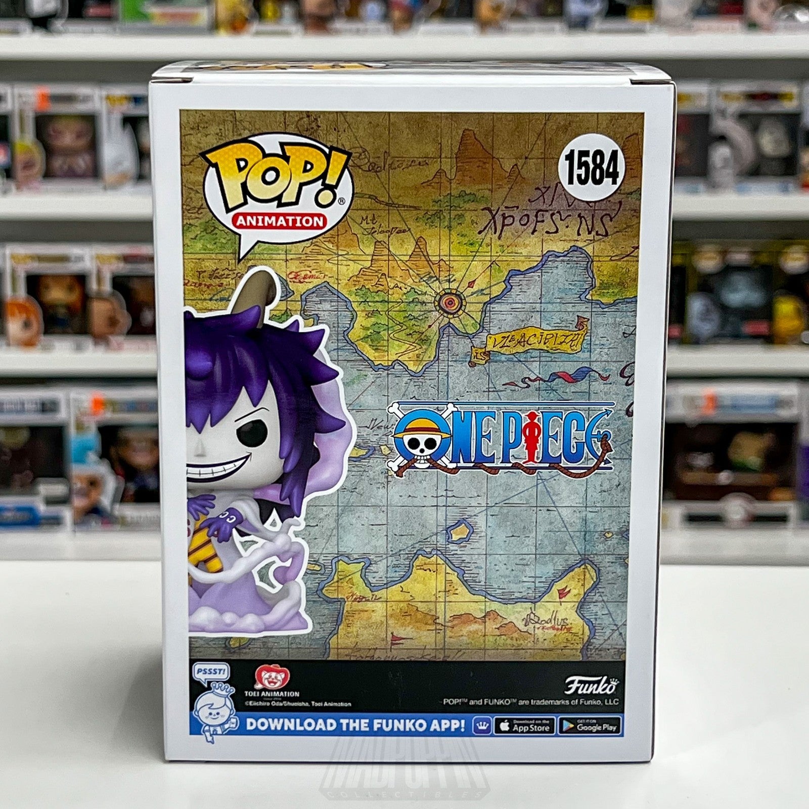 Funko Pop Anime One Piece Caesar Clown 1584 C2E2 Expo Exclusive Vinyl Figure Toy3