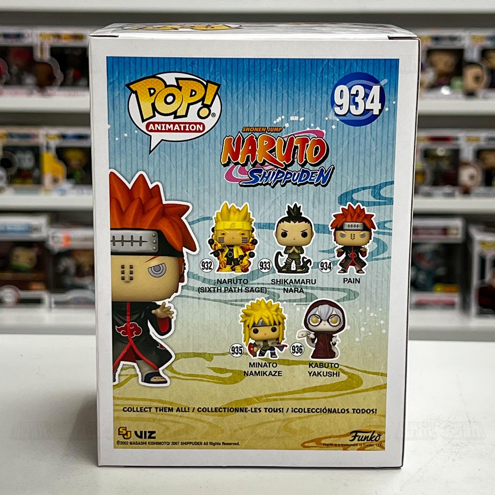 Funko Pop! Animation Naruto Shippuden Pain 934 Vinyl Figure New in Box Anime