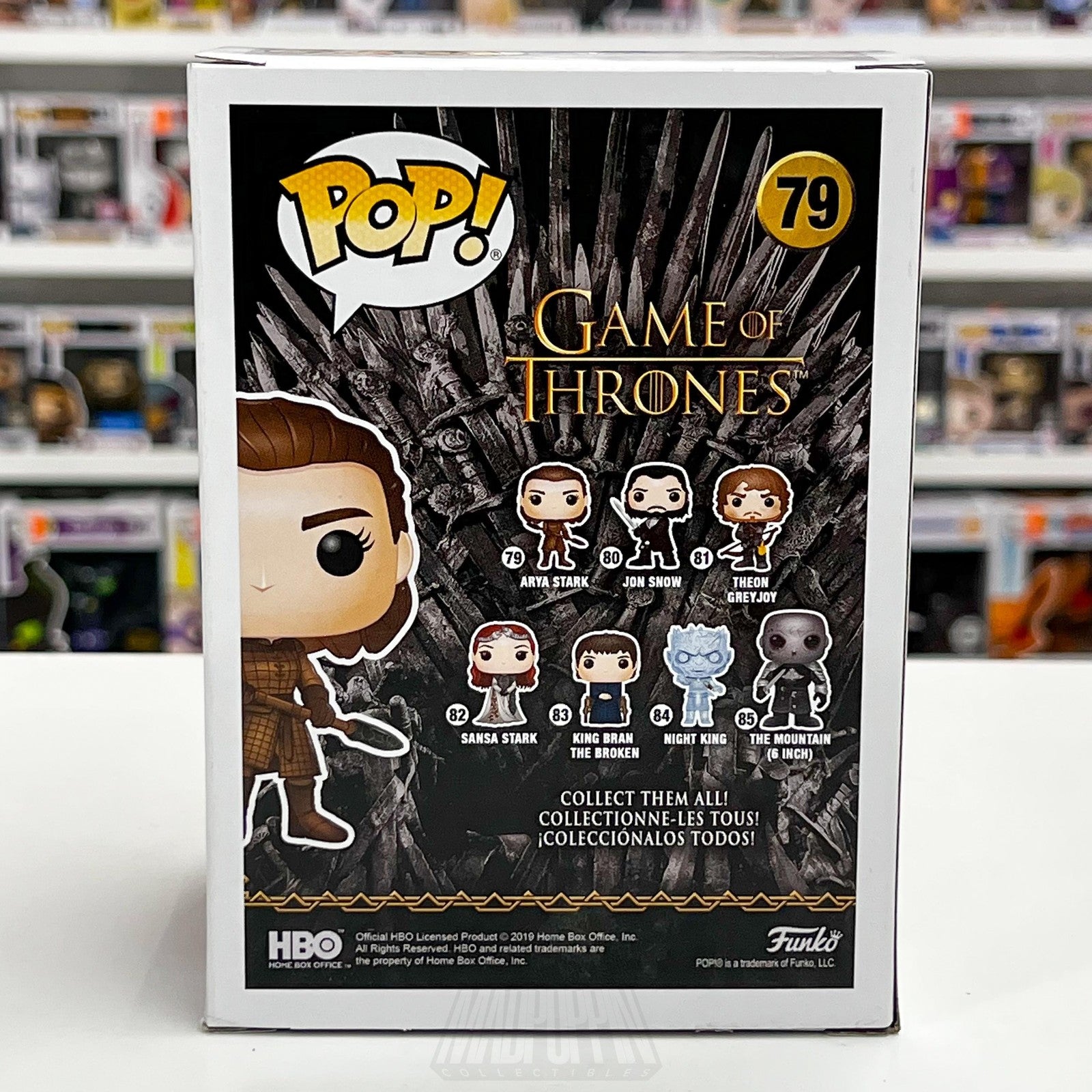 Funko Pop Game of Thrones Arya Stark #79 Vinyl Figure 2019 HBO Box Collectible3