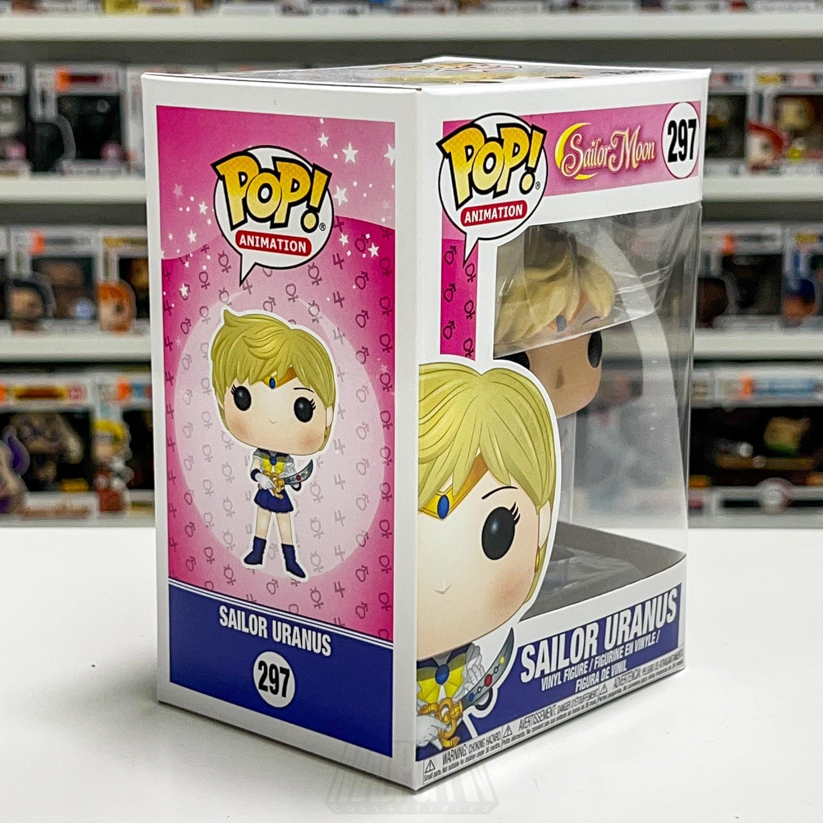 Funko Pop Animation Sailor Moon Sailor Uranus 297 Vinyl Figure Toei Anime Toy