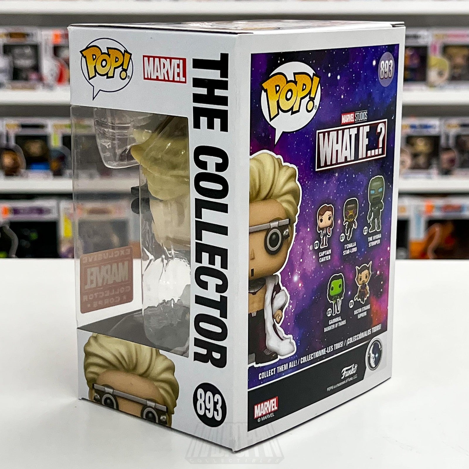 Funko Pop Marvel What If? The Collector 893 Exclusive Collector Corps Vinyl MCC2