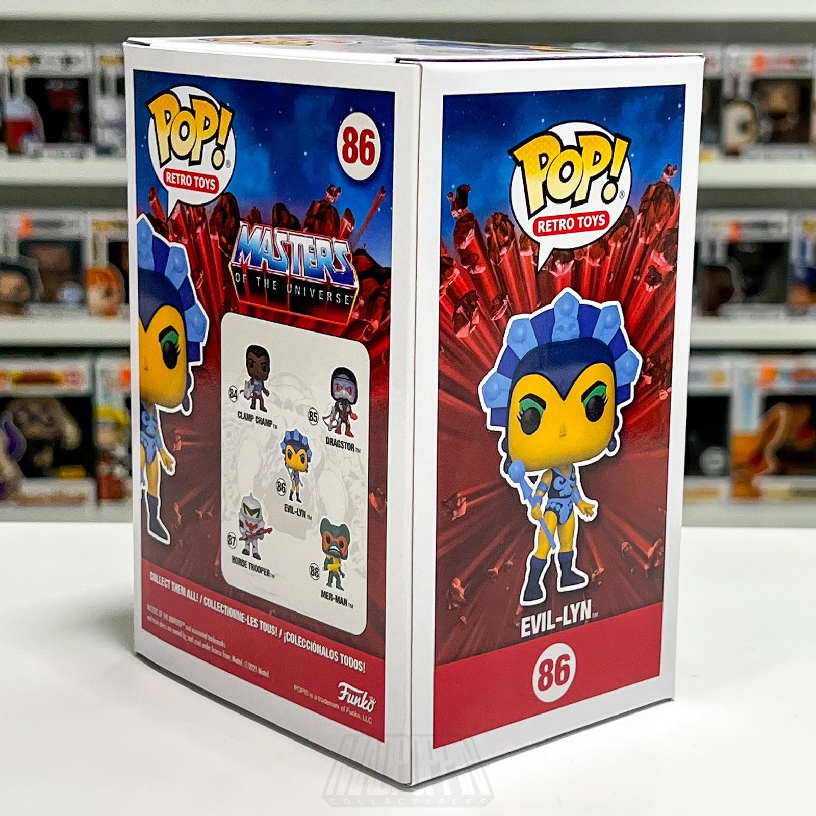 Funko Pop Retro Toys Masters of the Universe MOTU Evil-Lyn #86 Vinyl Figure NIB