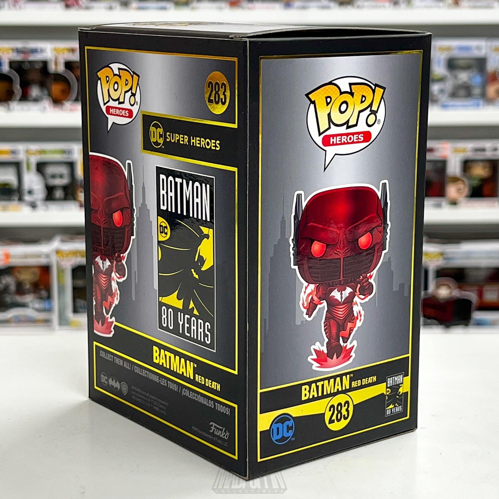 Funko Pop DC Heroes 80 Years Batman Red Death 283 PX Previews Exclusive Figure