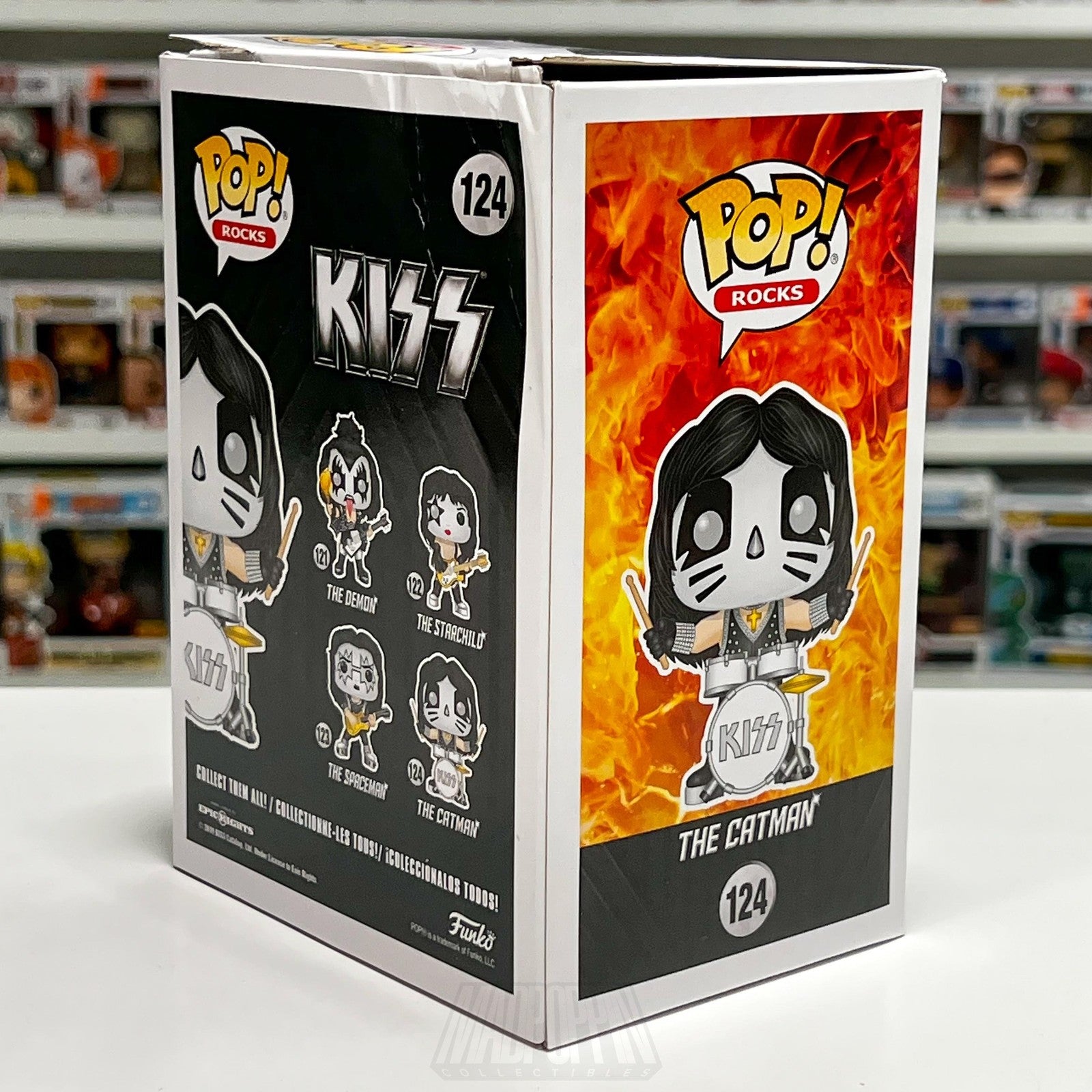 Funko Pop Rocks KISS The Catman 124 Vinyl Figure 2019 Hard Glam Music Metal Toy