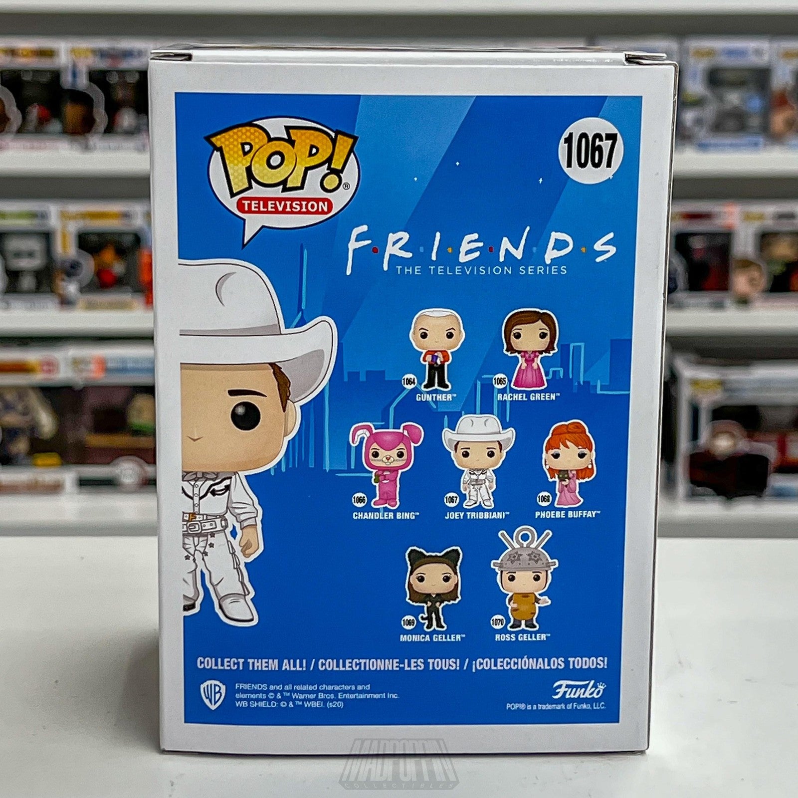 Funko Pop Friends Joey Tribbiani #1067 Vinyl Figure TV Show Collectible New