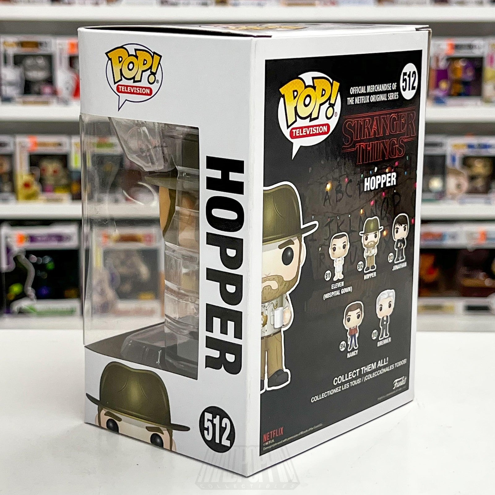 Funko Pop Television Stranger Things Hopper 512 Vinyl Figure Horror Toy Netflix2