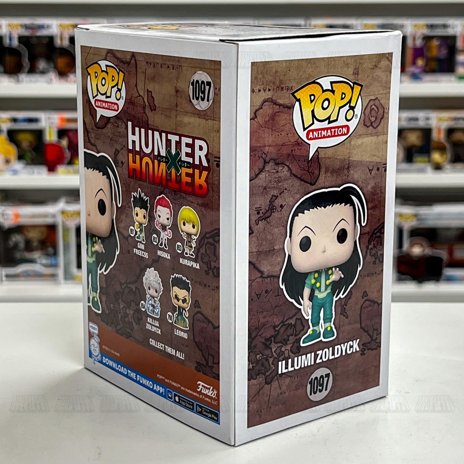 Funko Pop Animation Hunter x Hunter Illumi Zoldyck 1097 Toy Stop Exclusive New