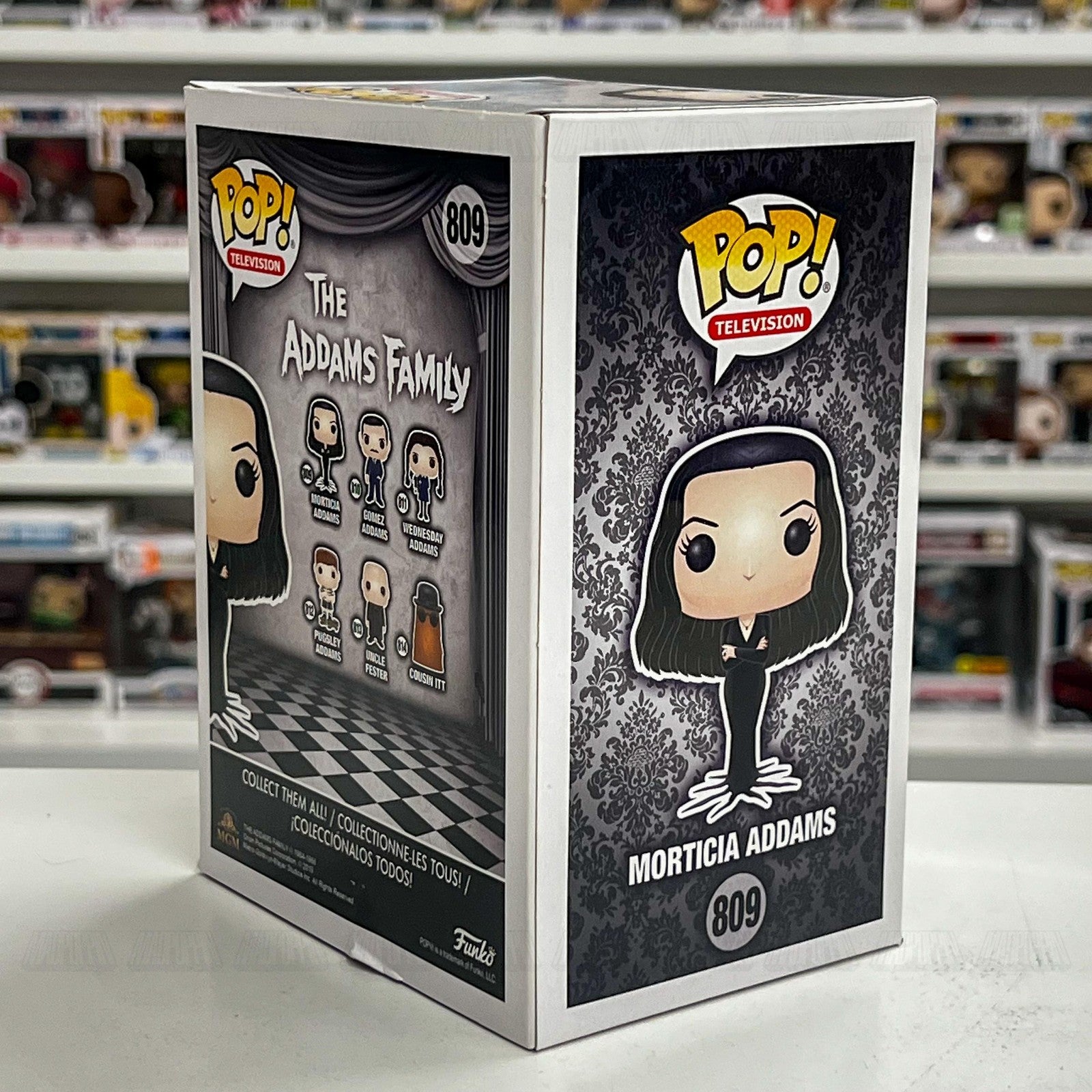 Funko Pop Television Morticia Addams Family 809 Vinyl Figure New Collectible