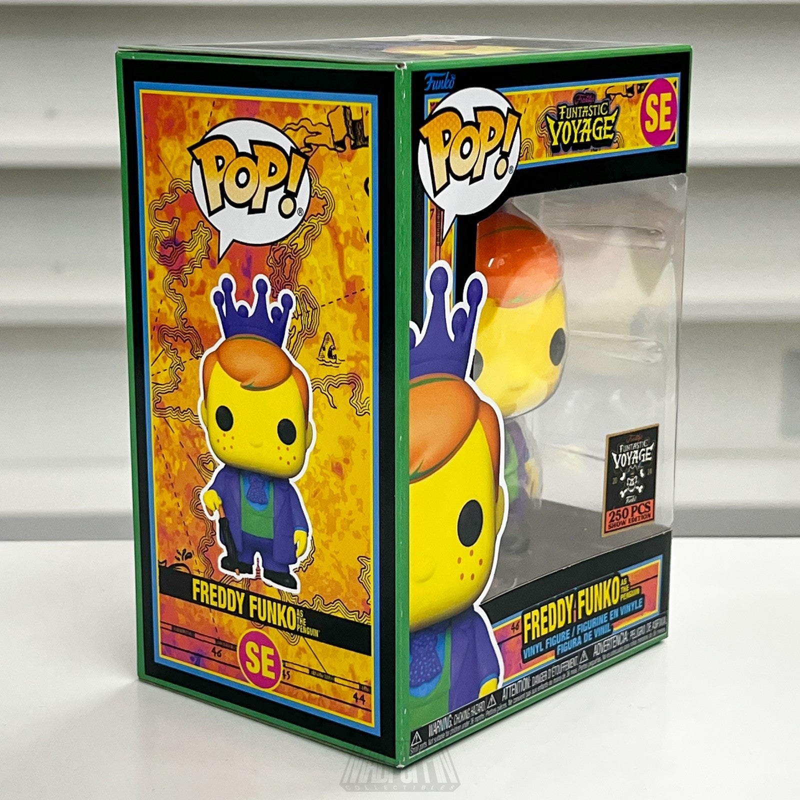 Funko Pop Fundays Funtastic Voyage Freddy as Penguin Blacklight 250 PCS SE Show