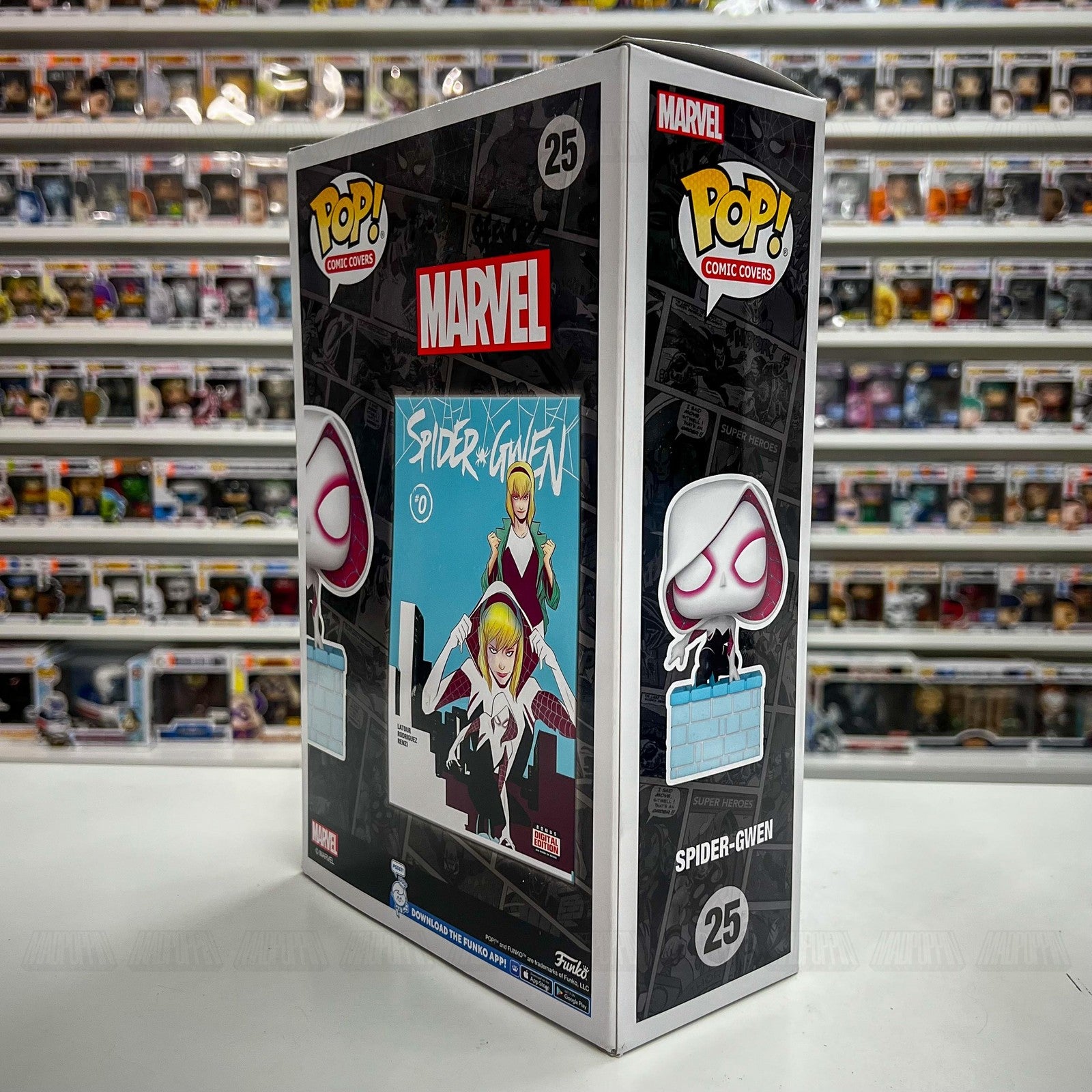 Funko Pop Comic Covers Marvel Spider-Gwen #25 Target Exclusive Figure New in Box