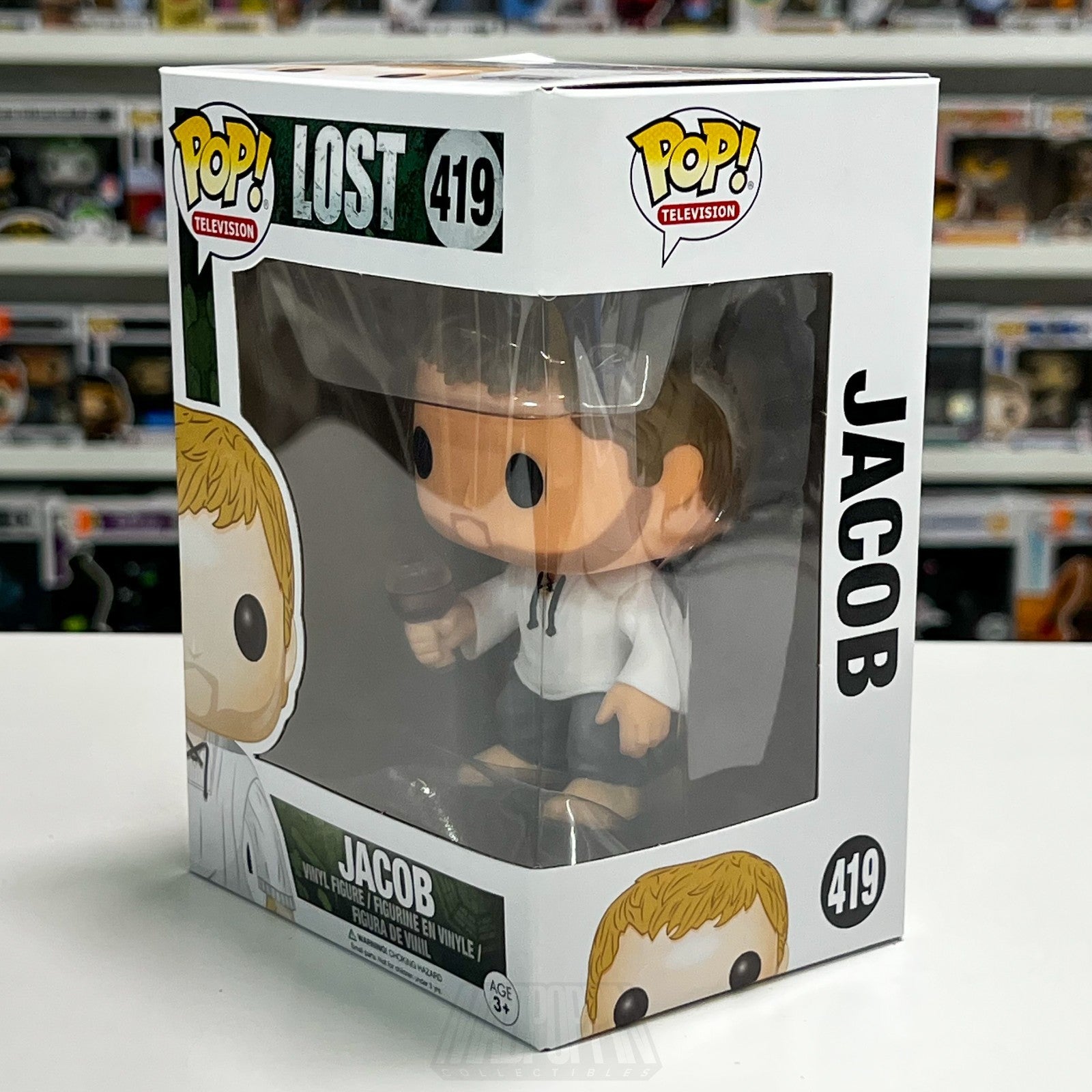 Funko Pop Television Lost Jacob 419 Vinyl Figure Science Fiction Adventure Drama1