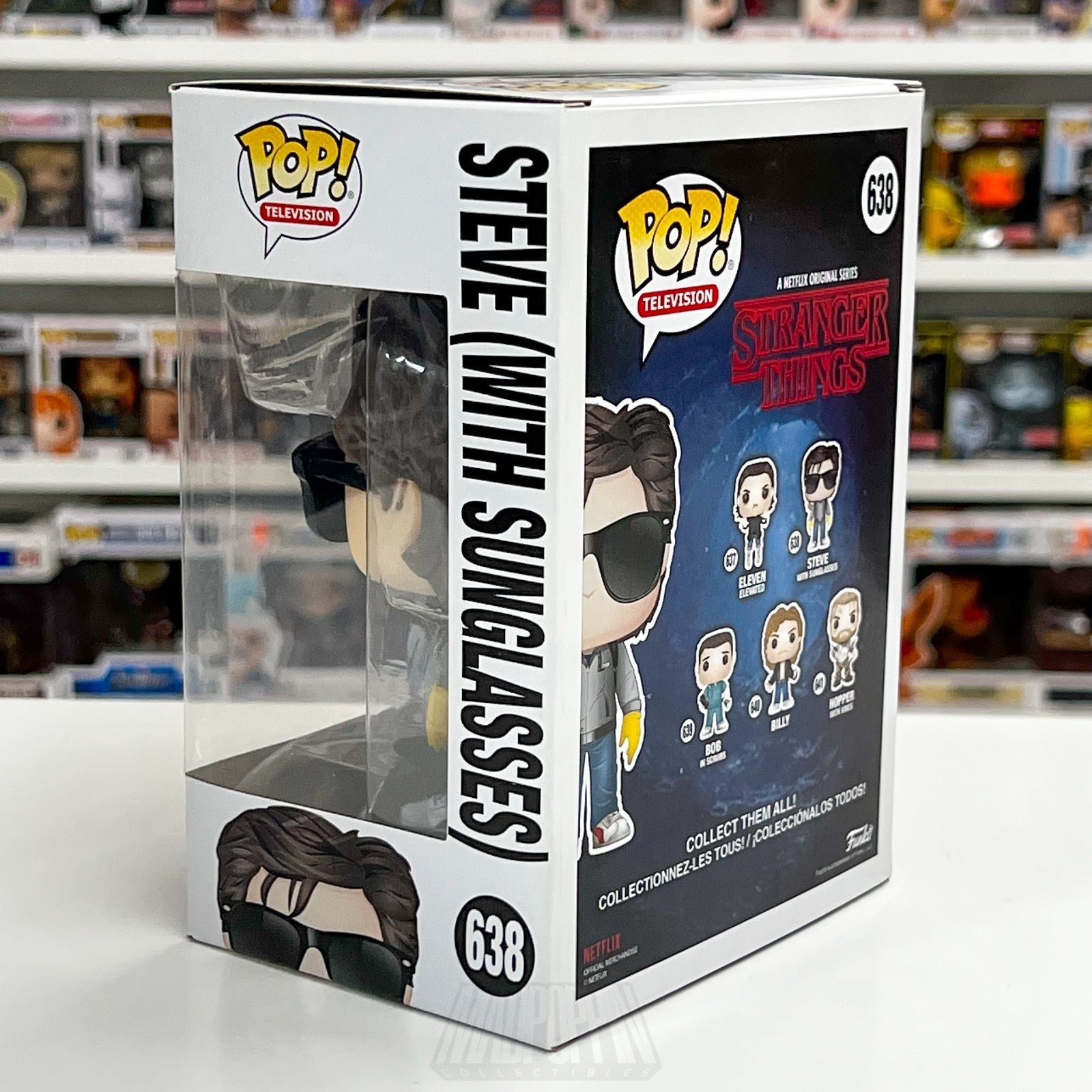 Funko Pop Television Stranger Things Steve w/Sunglasses 638 Netflix Vinyl Figure2