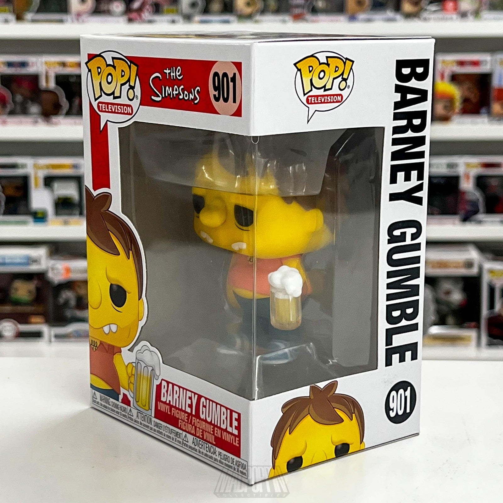 Funko Pop TV The Simpsons Barney Gumble #901 Vinyl Figure New IN BOX Collectible