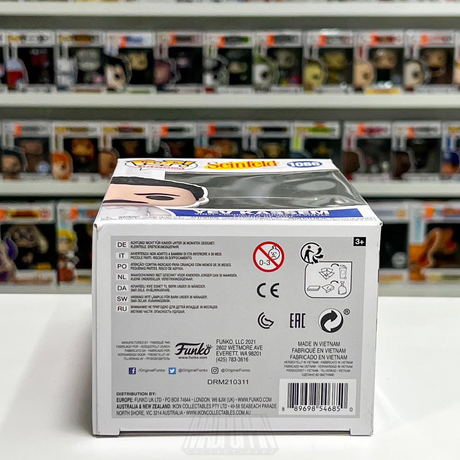 Funko Pop Television Seinfeld Yev Kassem 1086 Figure Soup Nazi Toy Comedy Sitcom