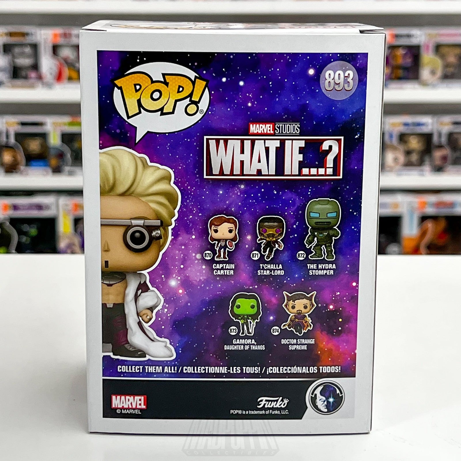 Funko Pop Marvel What If? The Collector 893 Exclusive Collector Corps Vinyl MCC3