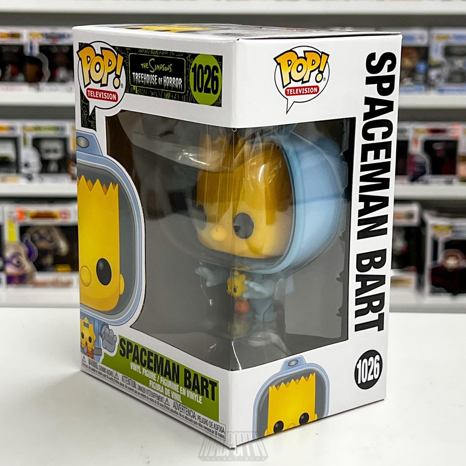 Funko Pop Spaceman Bart #1026 Simpsons Treehouse of Horror Vinyl Figure New 2020