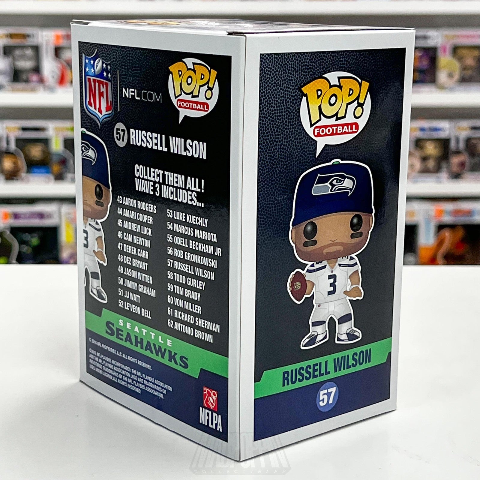 Funko Pop Seattle Seahawks NFL Football Russell Wilson Pop Vinyl Figure 57 QB4