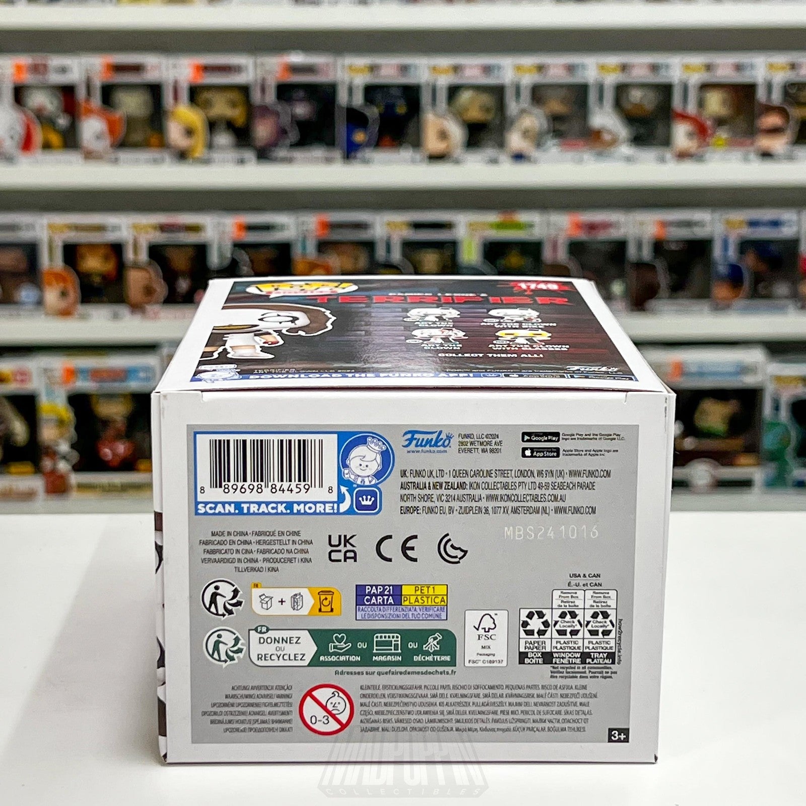 Funko Pop Movies Terrifier Little Pale Girl 1749 Glow Specialty Exclusive Horror