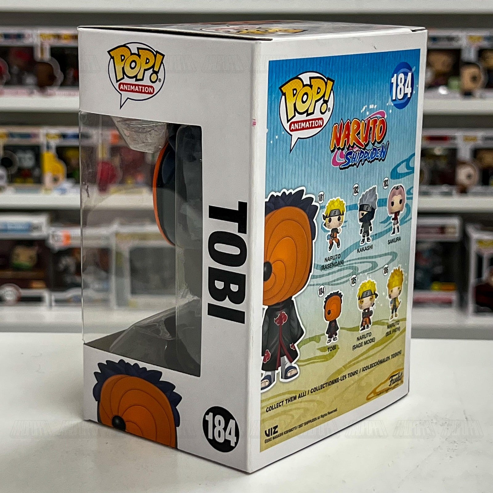 Funko Pop! Animation Naruto Shippuden Tobi #184 Vinyl Figure with Box Anime