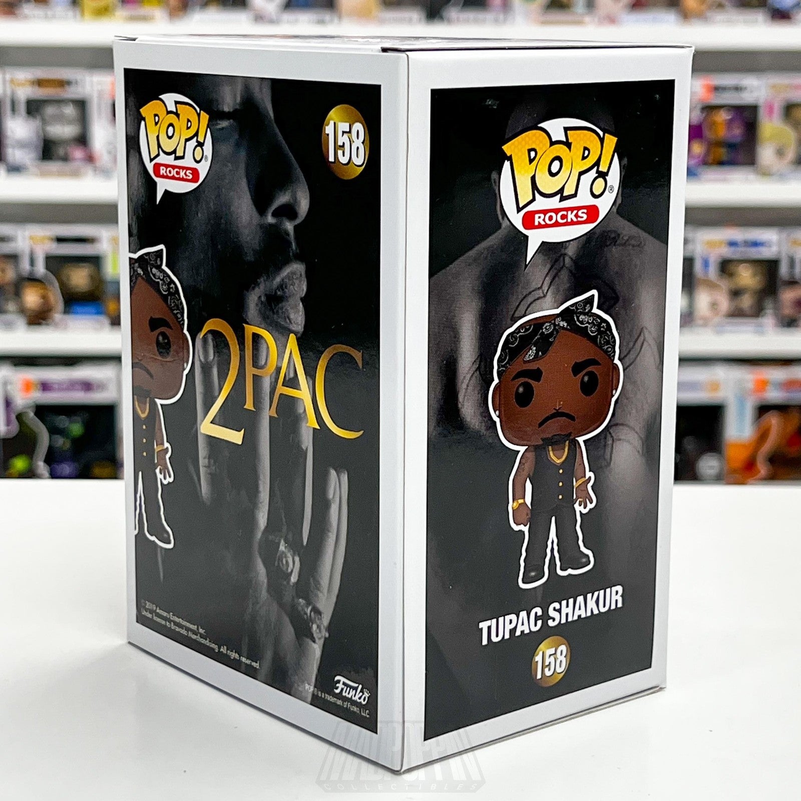 Funko Pop! Rocks 2Pac Tupac Shakur #158 Vinyl Figure 2019 Boxed Collectible4