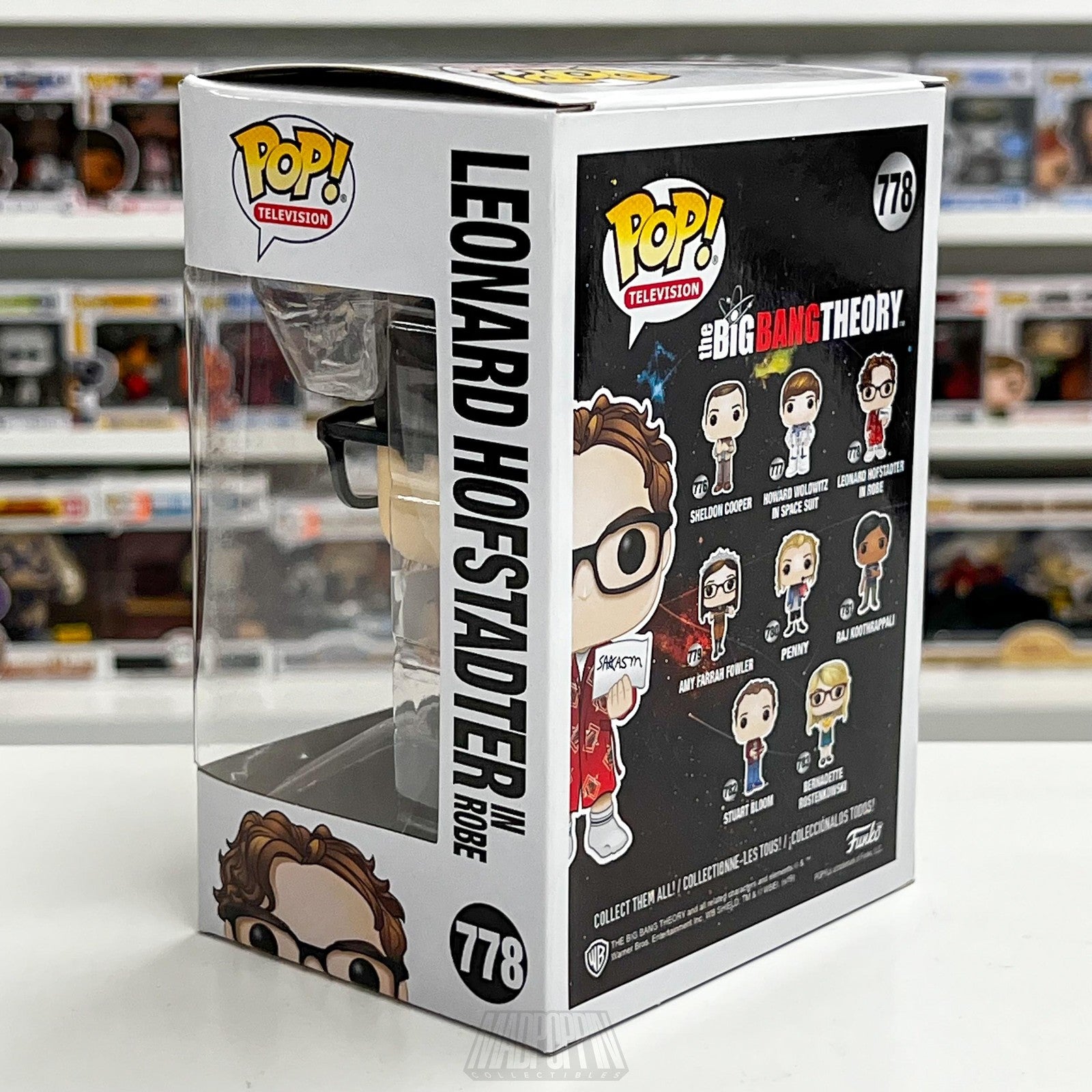 Funko Pop Leonard Hofstadter In Robe #778 Big Bang Theory TV Vinyl Figure New