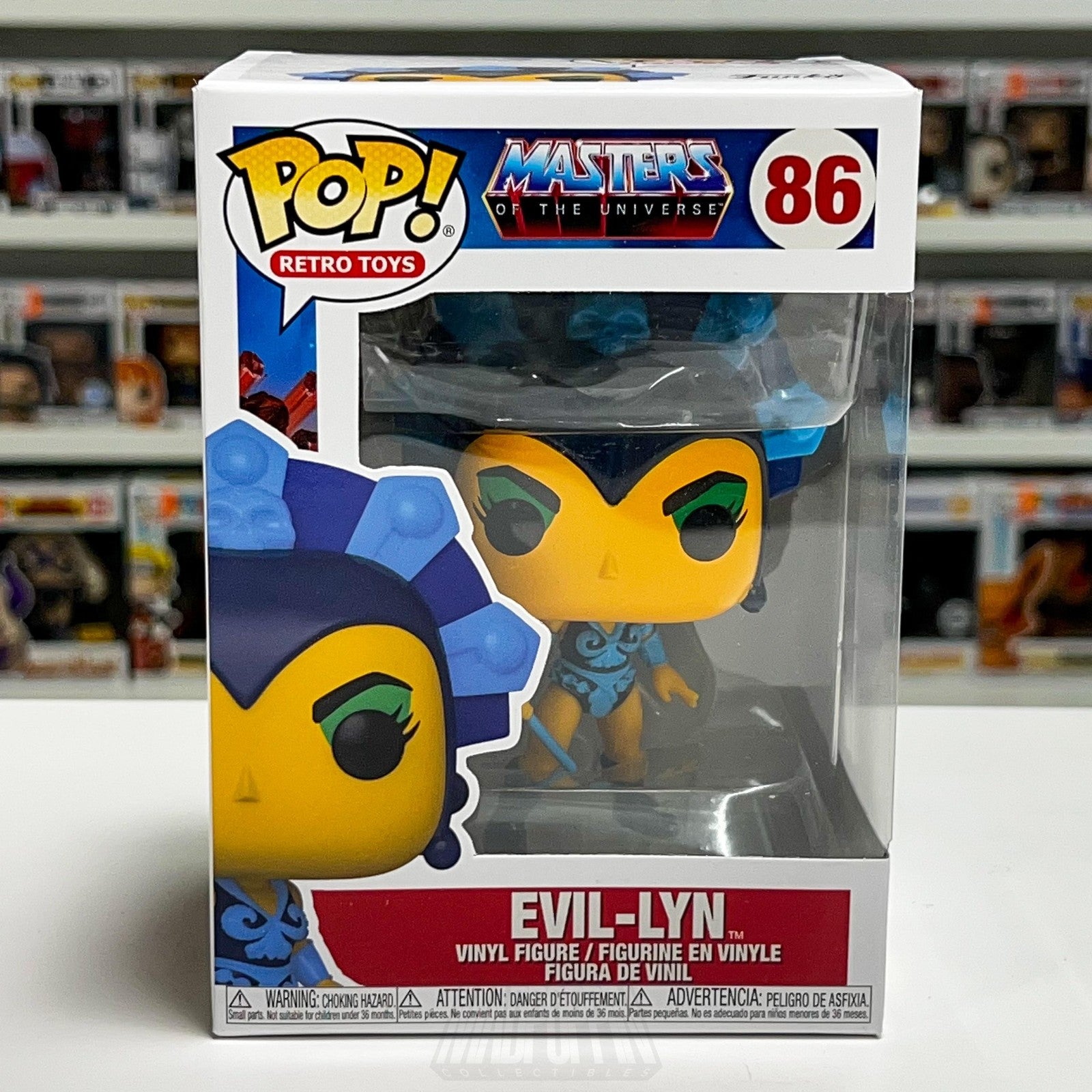 Funko Pop Retro Toys Masters of the Universe MOTU Evil-Lyn #86 Vinyl Figure NIB