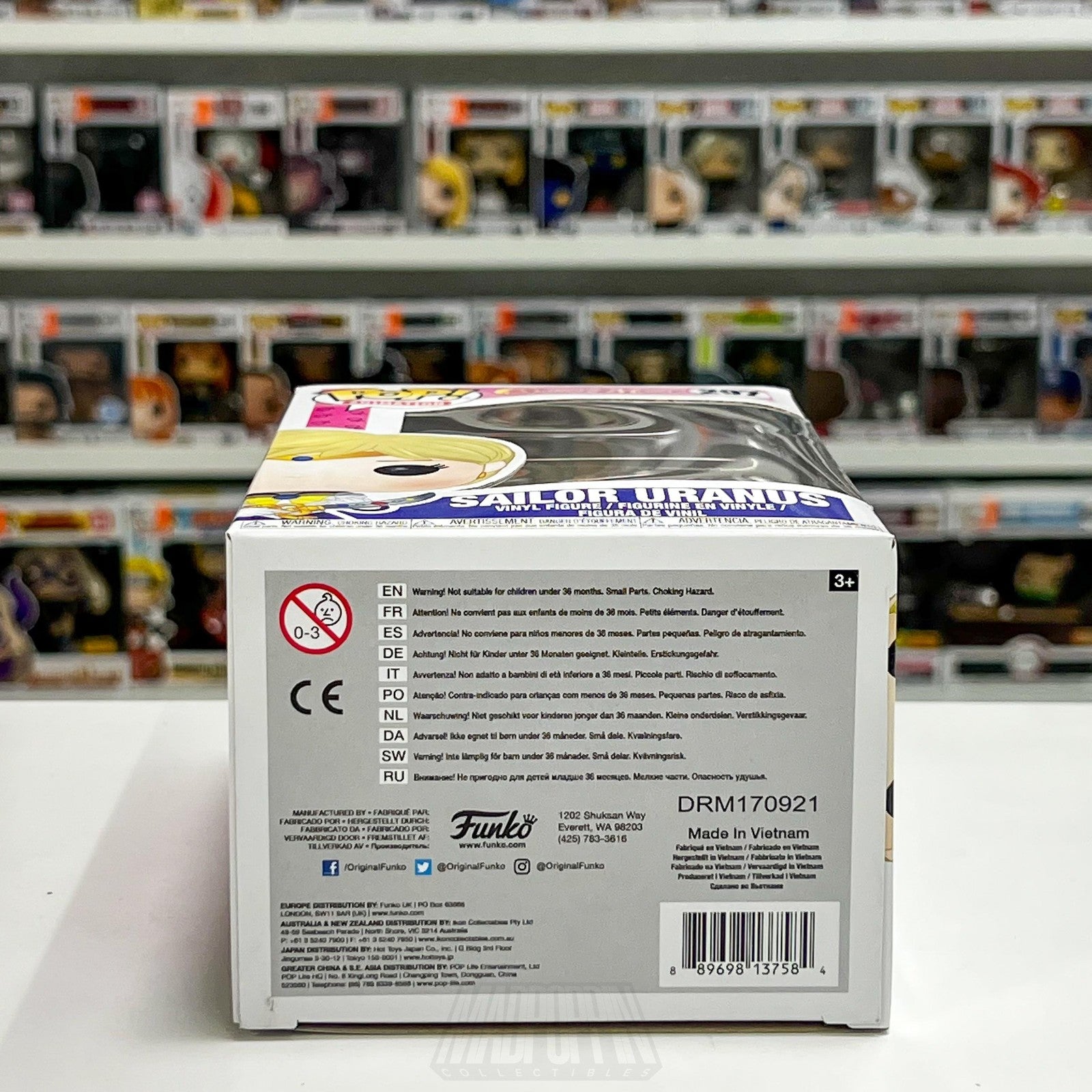 Funko Pop Animation Sailor Moon Sailor Uranus 297 Vinyl Figure Boxed Toy Anime