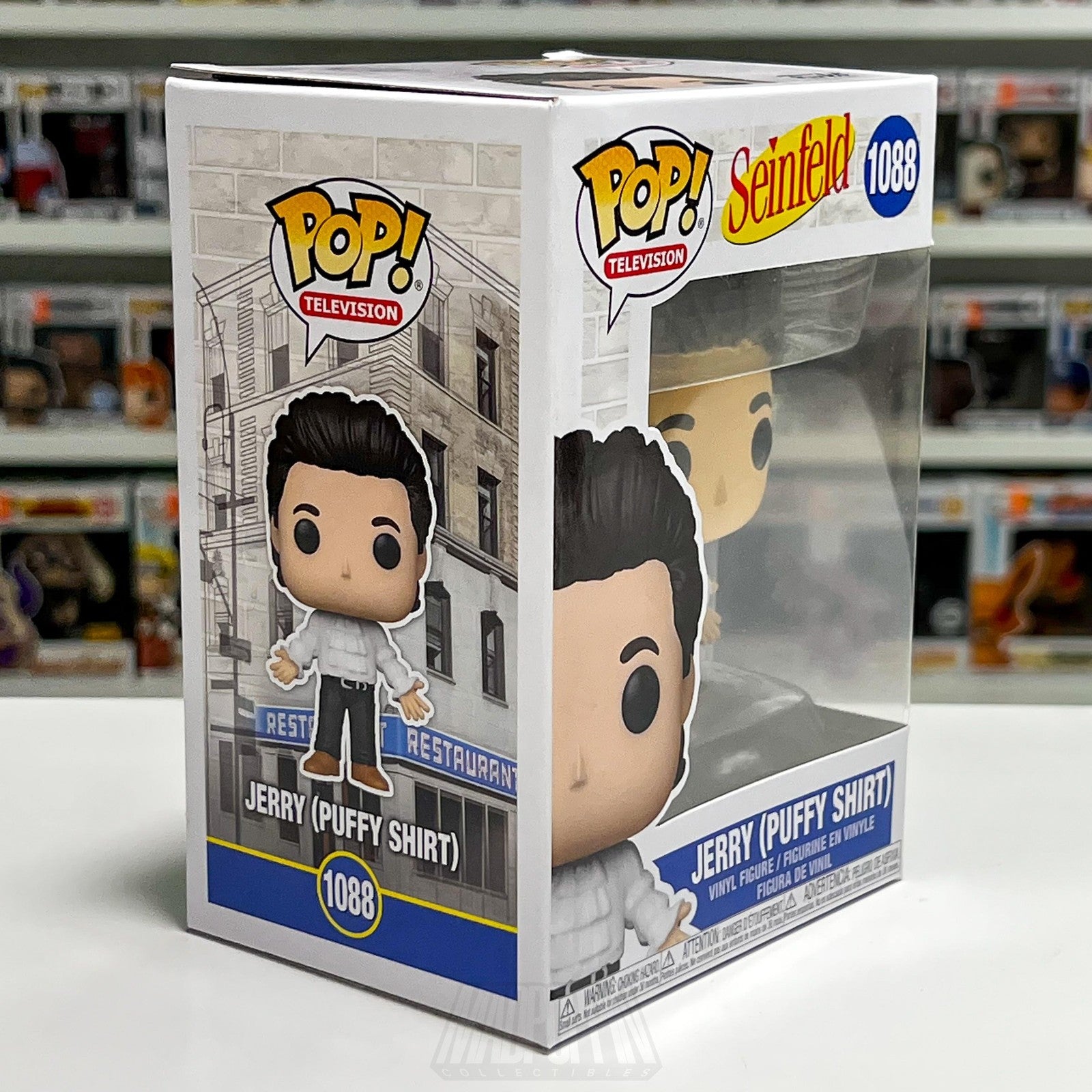 Funko Pop Television Seinfeld Jerry Puffy Shirt 1088 Figure Toy Comedy Sitcom