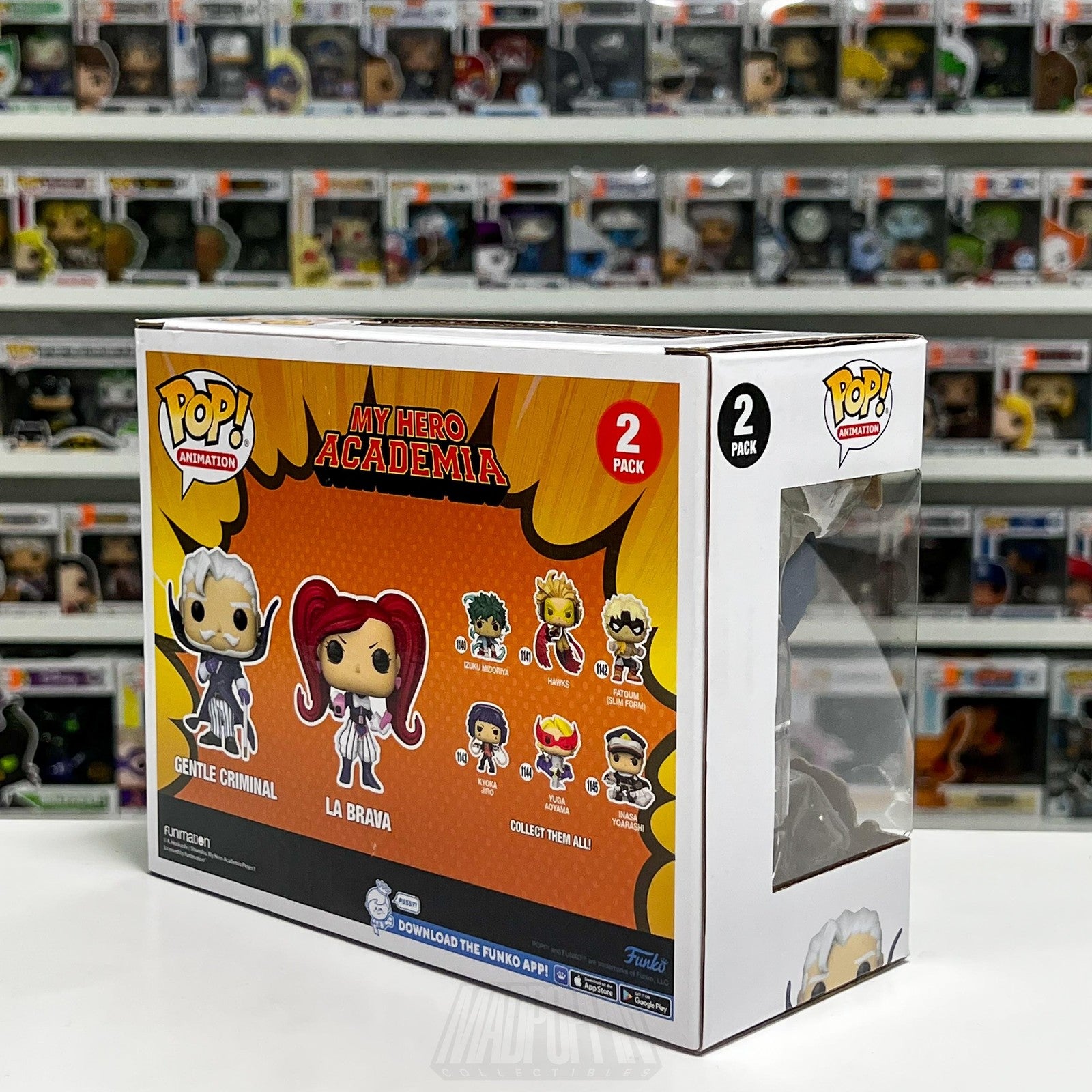 Funko Pop Anime Expo My Hero Academia Gentle Criminal & La Brava 2 Pack 2022 Toy