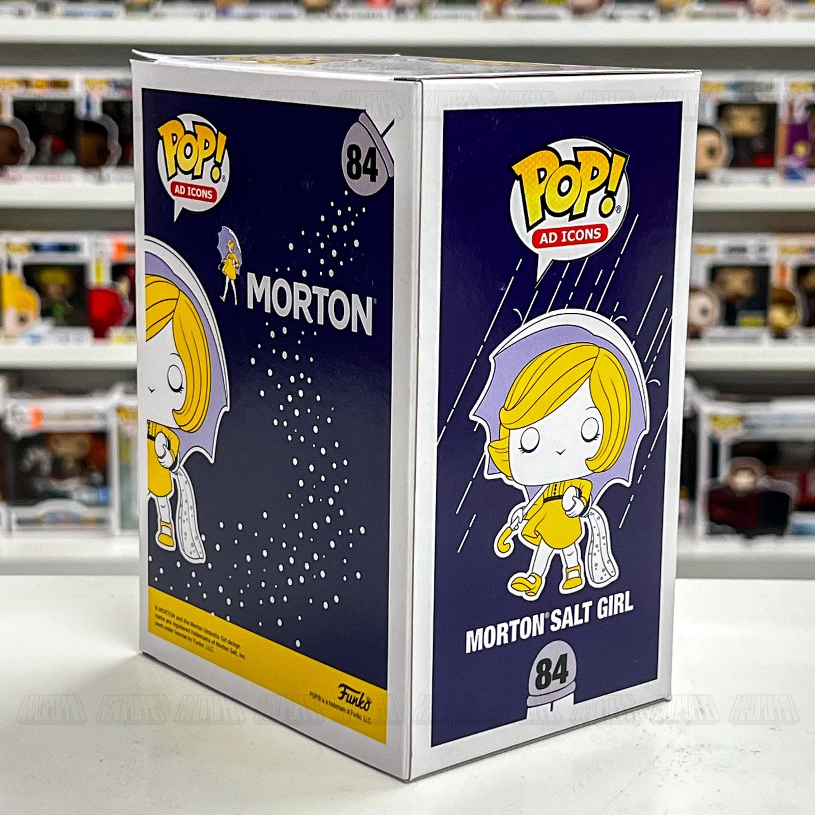 Funko Pop Ad Icons Morton Salt Girl Vinyl Figure #84 New In Box Collectible Toy