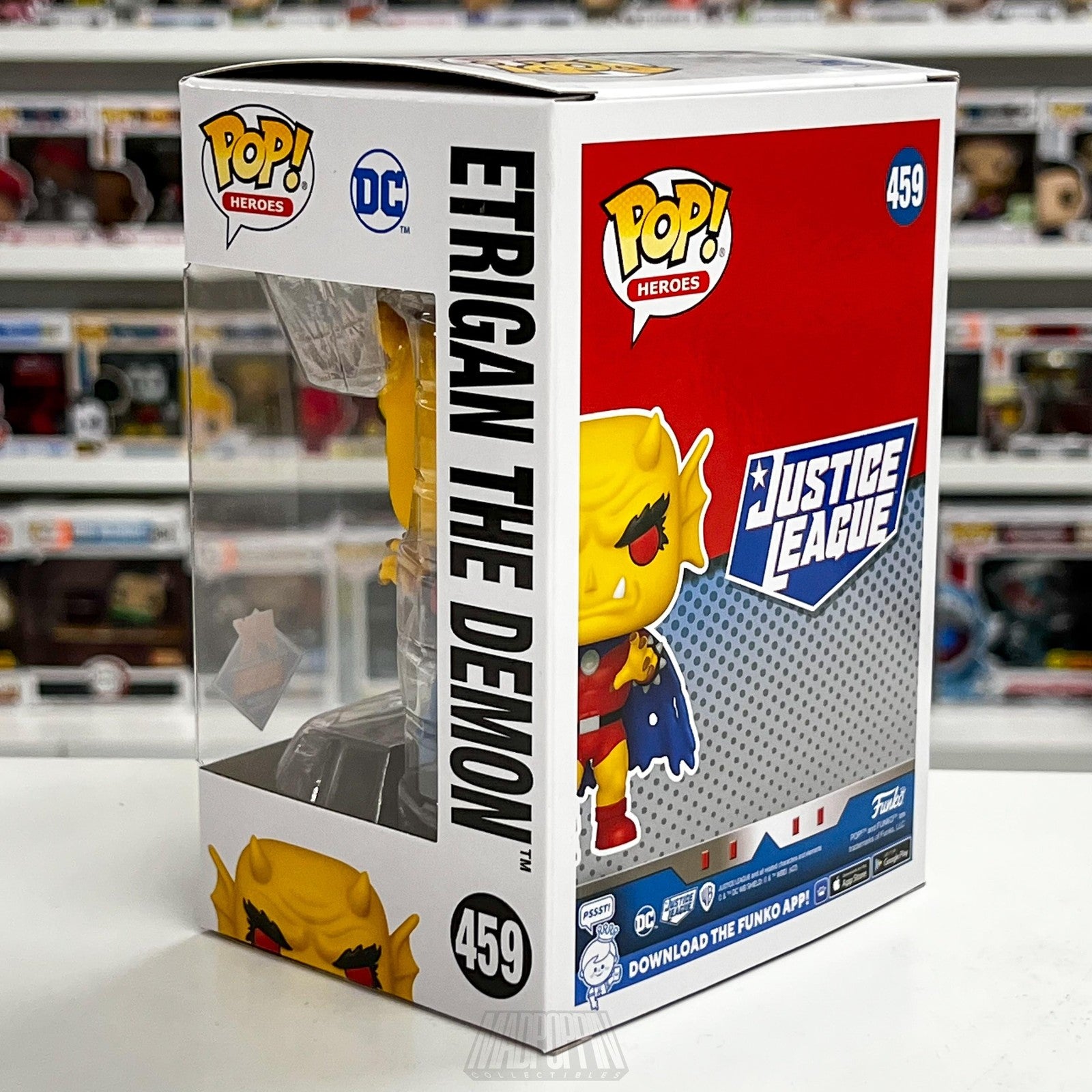 Funko Pop Justice League Etrigan The Demon 459 PX Previews Exclusive Vinyl