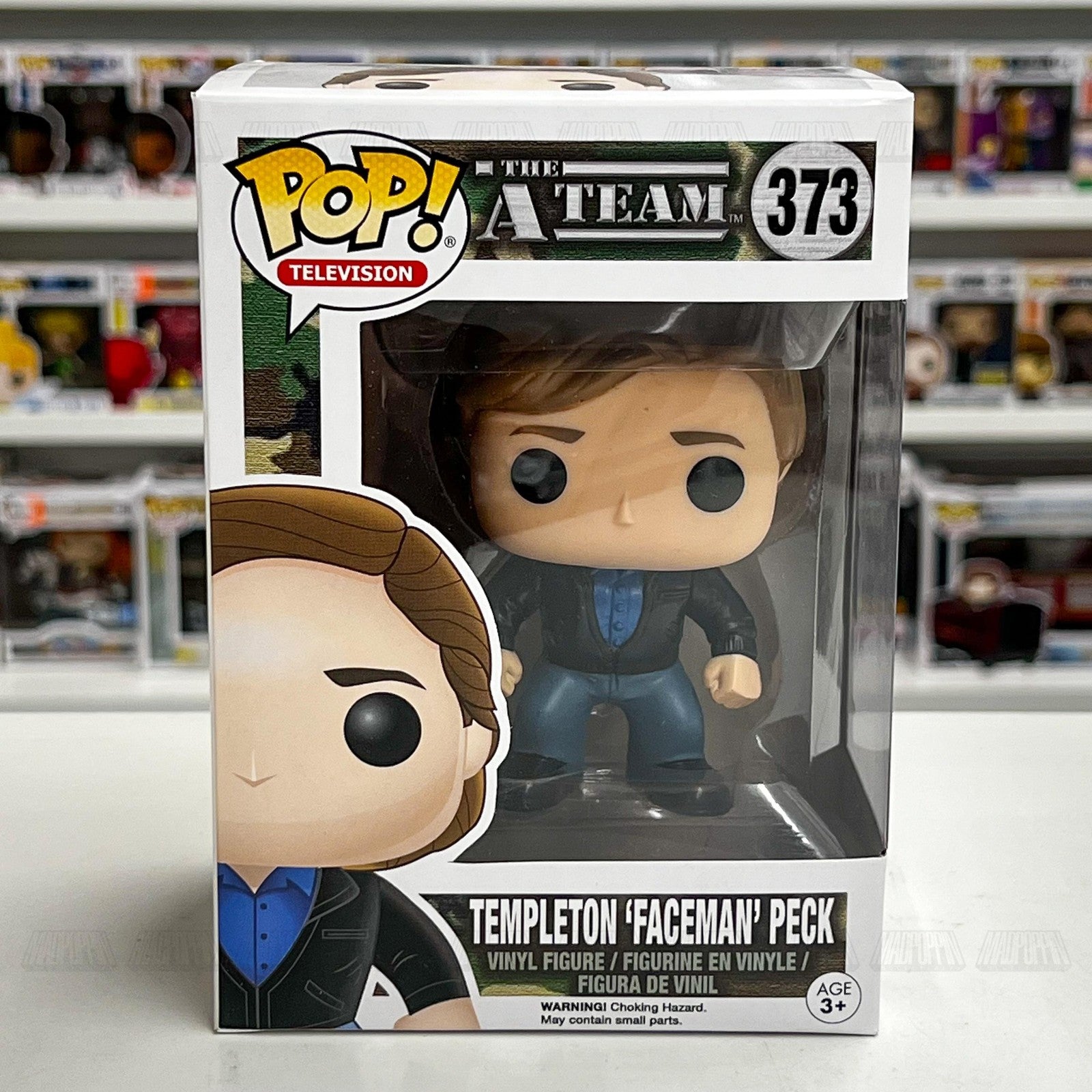 Funko Pop The A-Team Templeton Faceman Peck 373 TV Vinyl Figure Collectible New