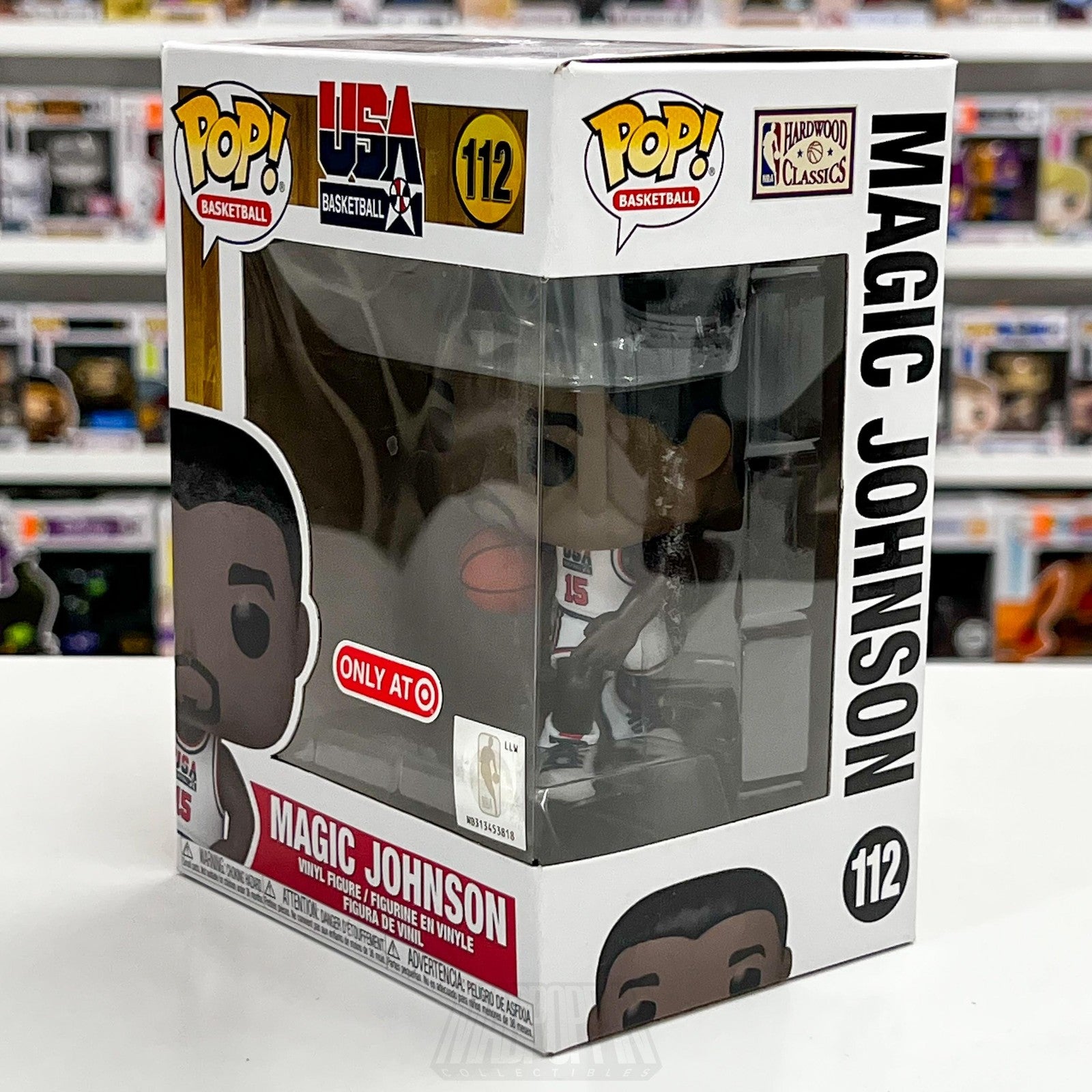 Funko Pop! Magic Johnson USA Basketball #112 Target Exclusive Vinyl Figure NBA1