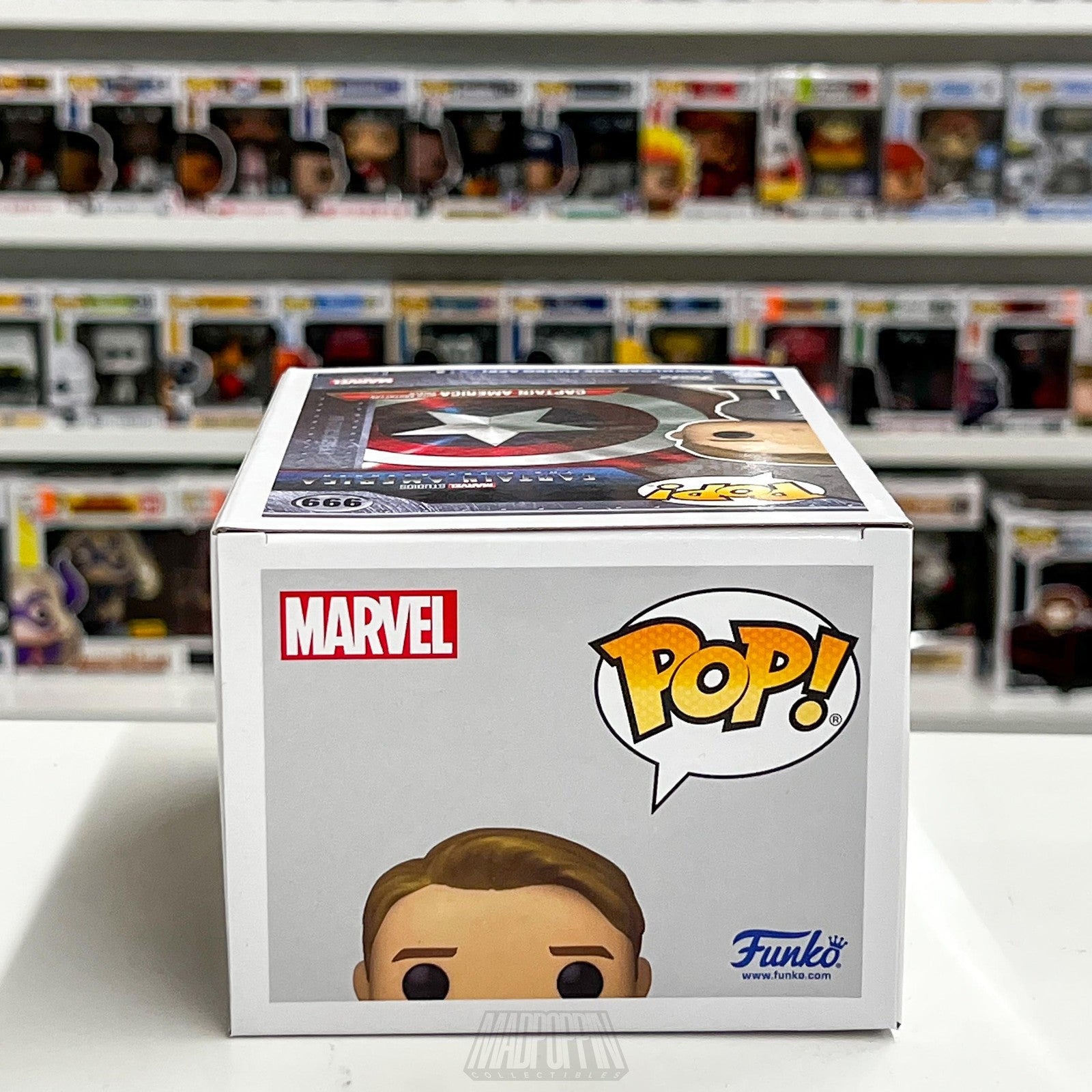 Funko Pop Marvel Captain America 999 Prototype Shield EE Exclusive Limited