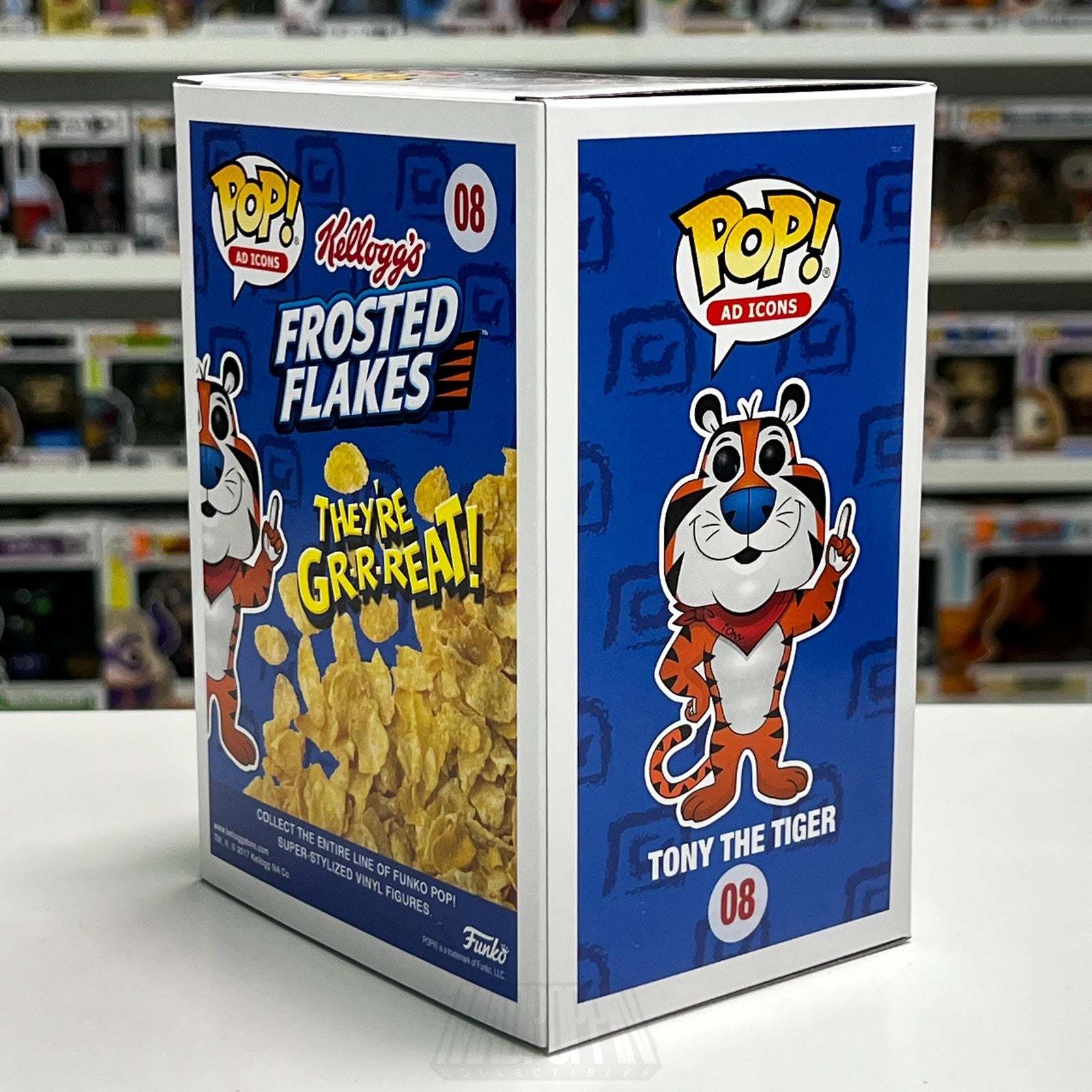 Funko Pop Ad Icons Tony the Tiger 08 Kellogg's Frosted Flakes Figure 3000 Pieces