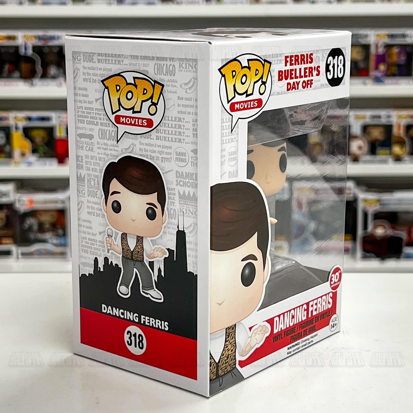 Funko Pop Ferris Bueller's Day Off Dancing Ferris 318 30th Anniversary New