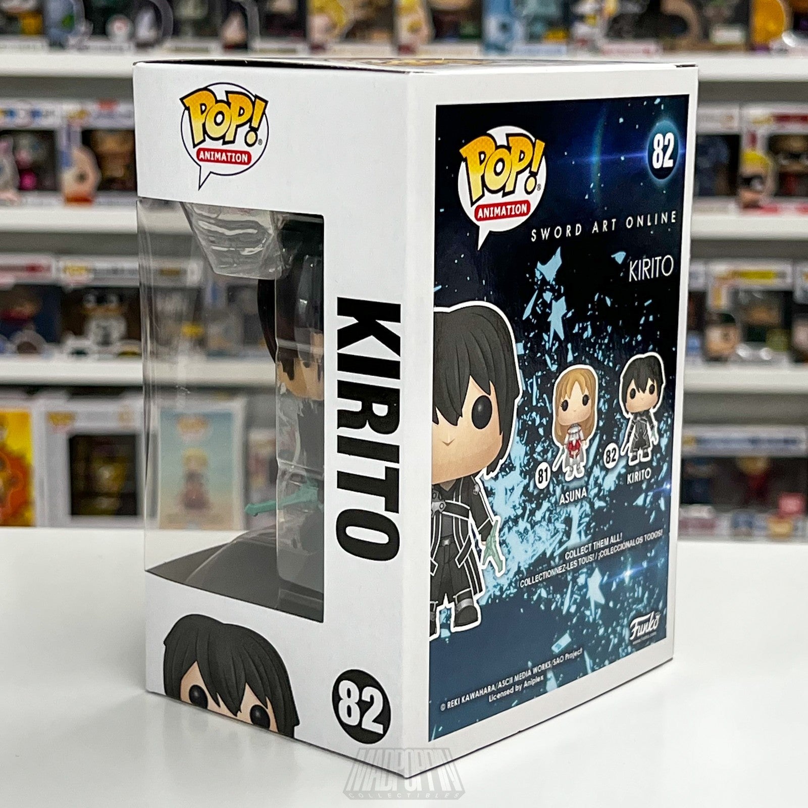 Funko Pop Anime Sword Art Online Kirito 82 Japanese Animation Manga