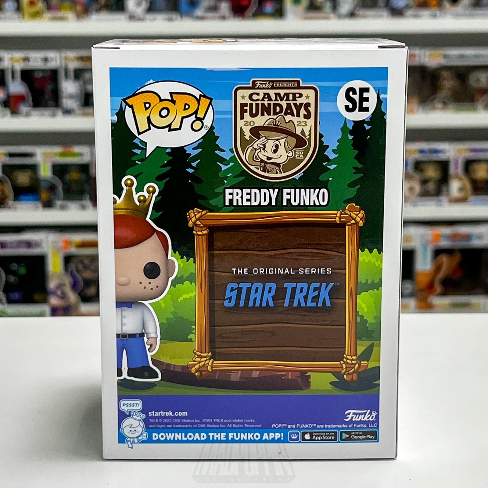 Funko Pop Freddy as Spock SE Camp Fundays 2023 850 PCS Star Trek Figure Vulcan