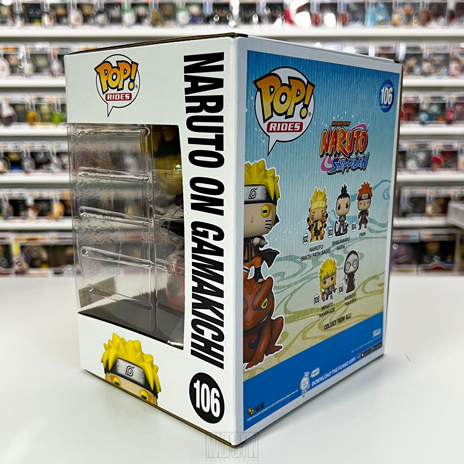 Funko Pop Rides Anime Naruto Shippuden Uzumaki on Gamakichi Hot Topic Toad 106
