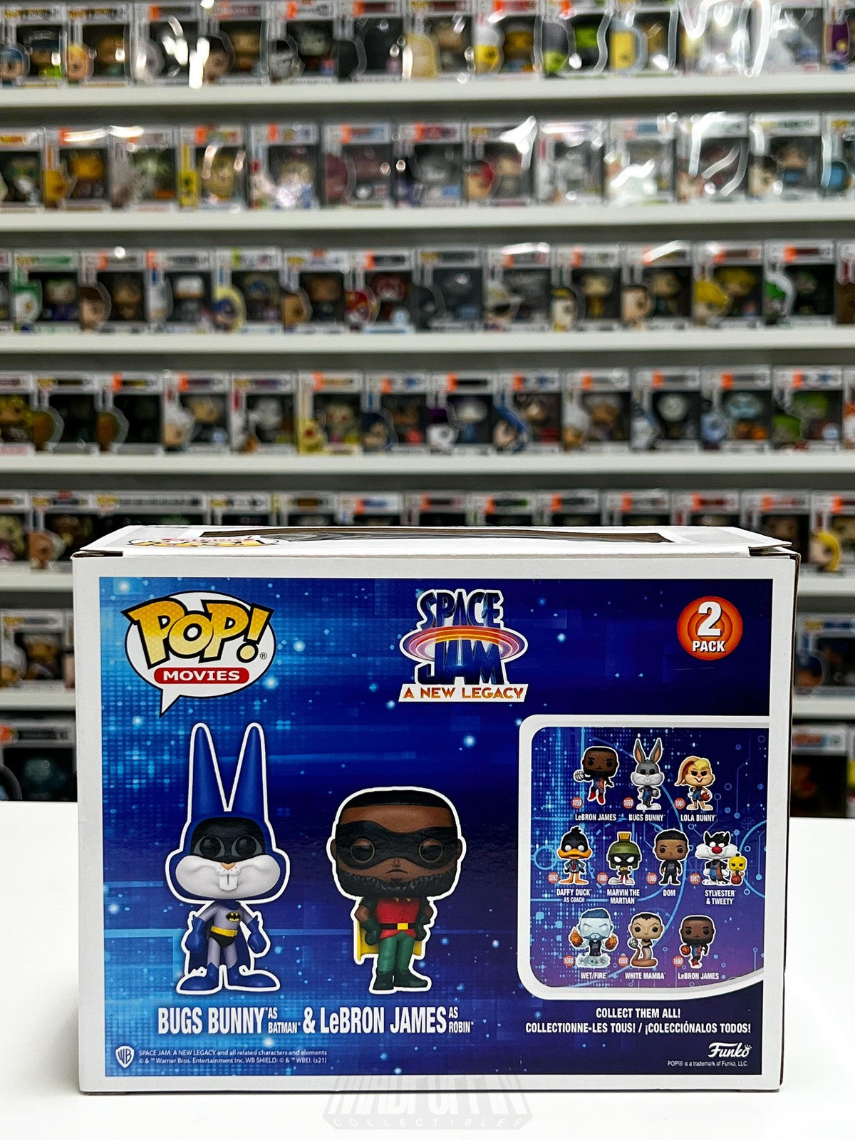 Funko Pop Space Jam A New Legacy 2-Pack Bugs Bunny Batman & LeBron Robin Target