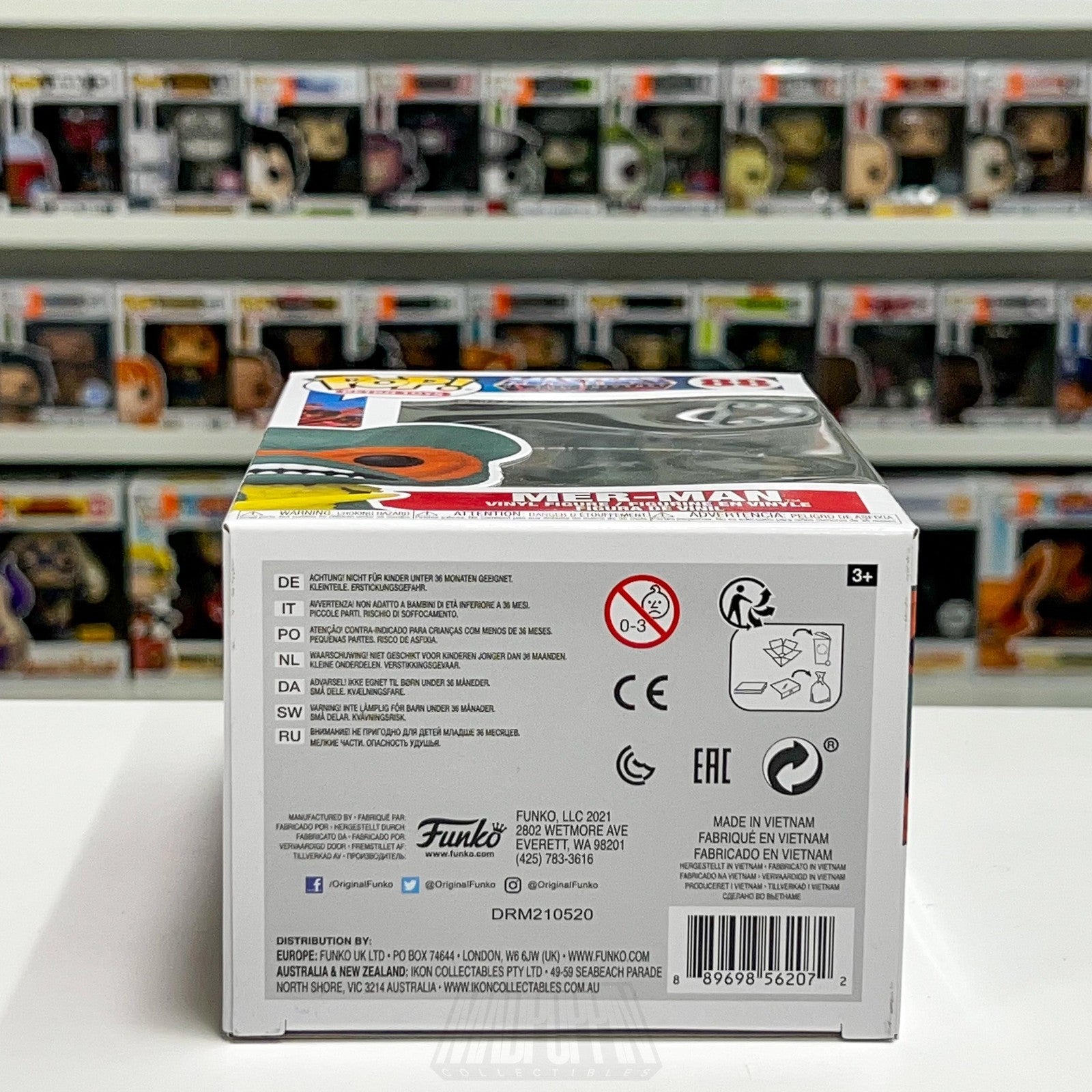 Funko Pop Retro Toys Masters of the Universe MOTU Mer-Man #88 Vinyl Figure Toy