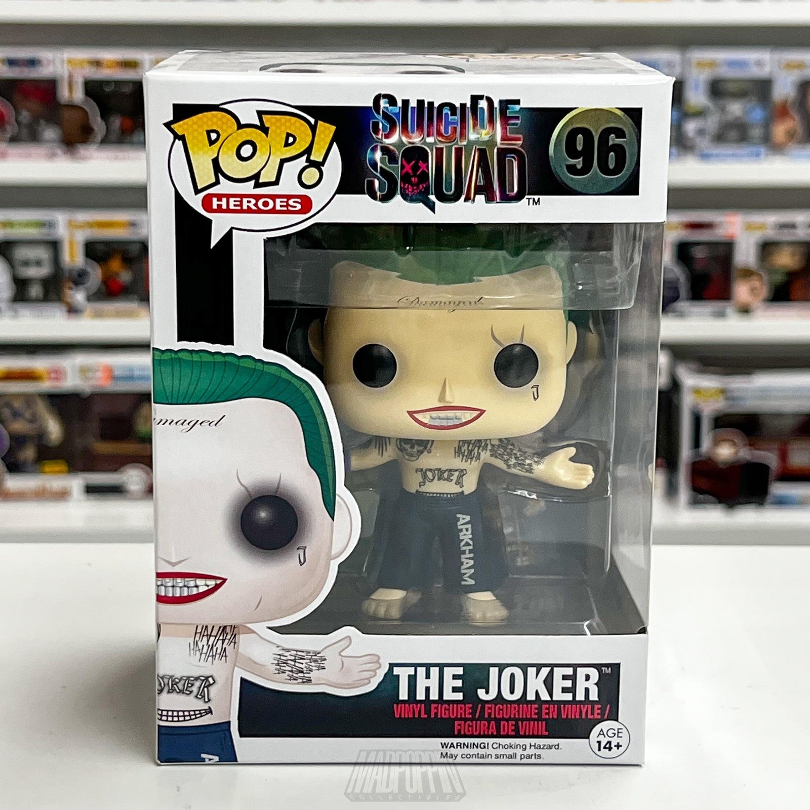 Funko Pop The Joker Suicide Squad #96 Vinyl Figure DC Comics Collectib