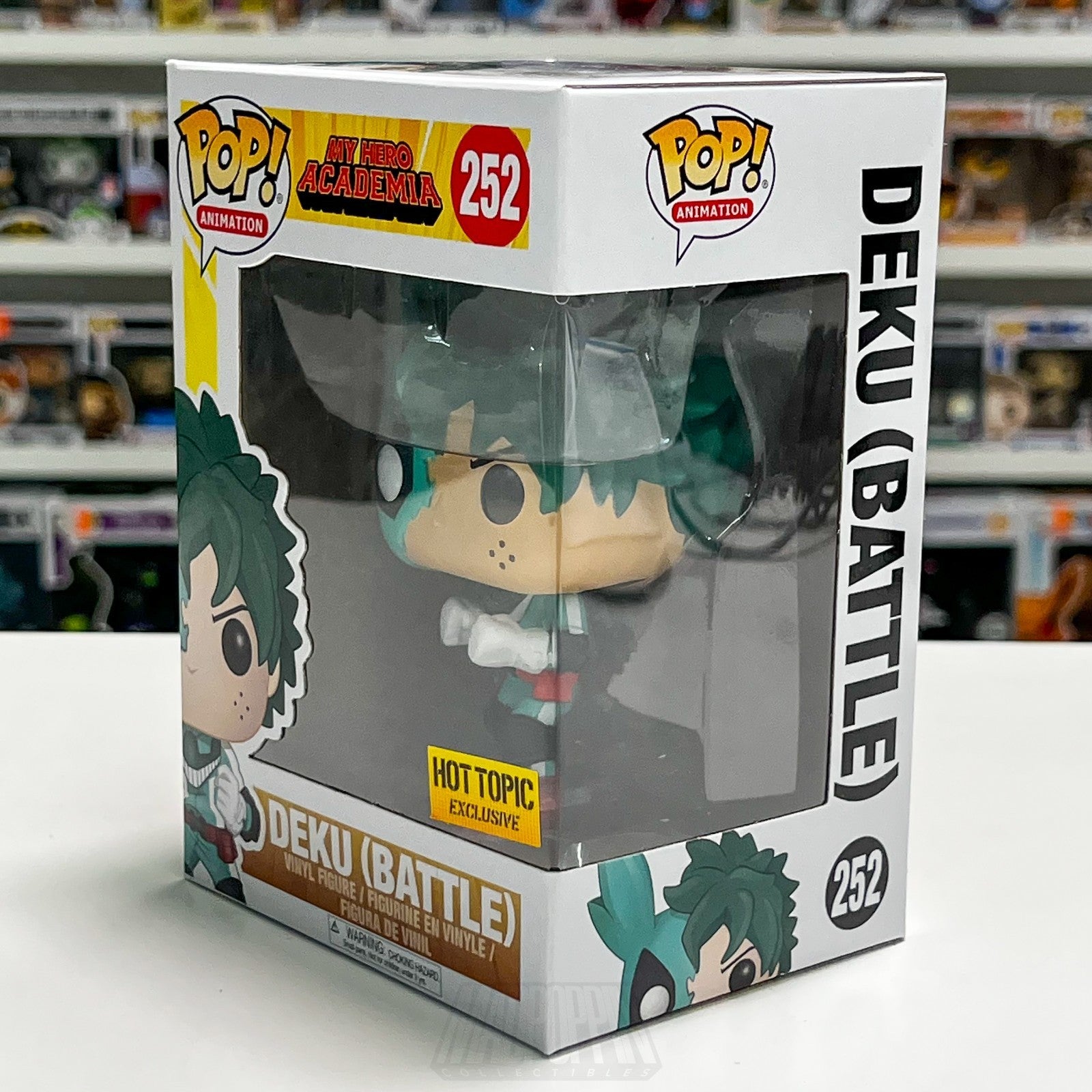 Funko Pop Anime My Hero Academia Deku Battle Hot Topic 252 Izuku Midoria Figure1
