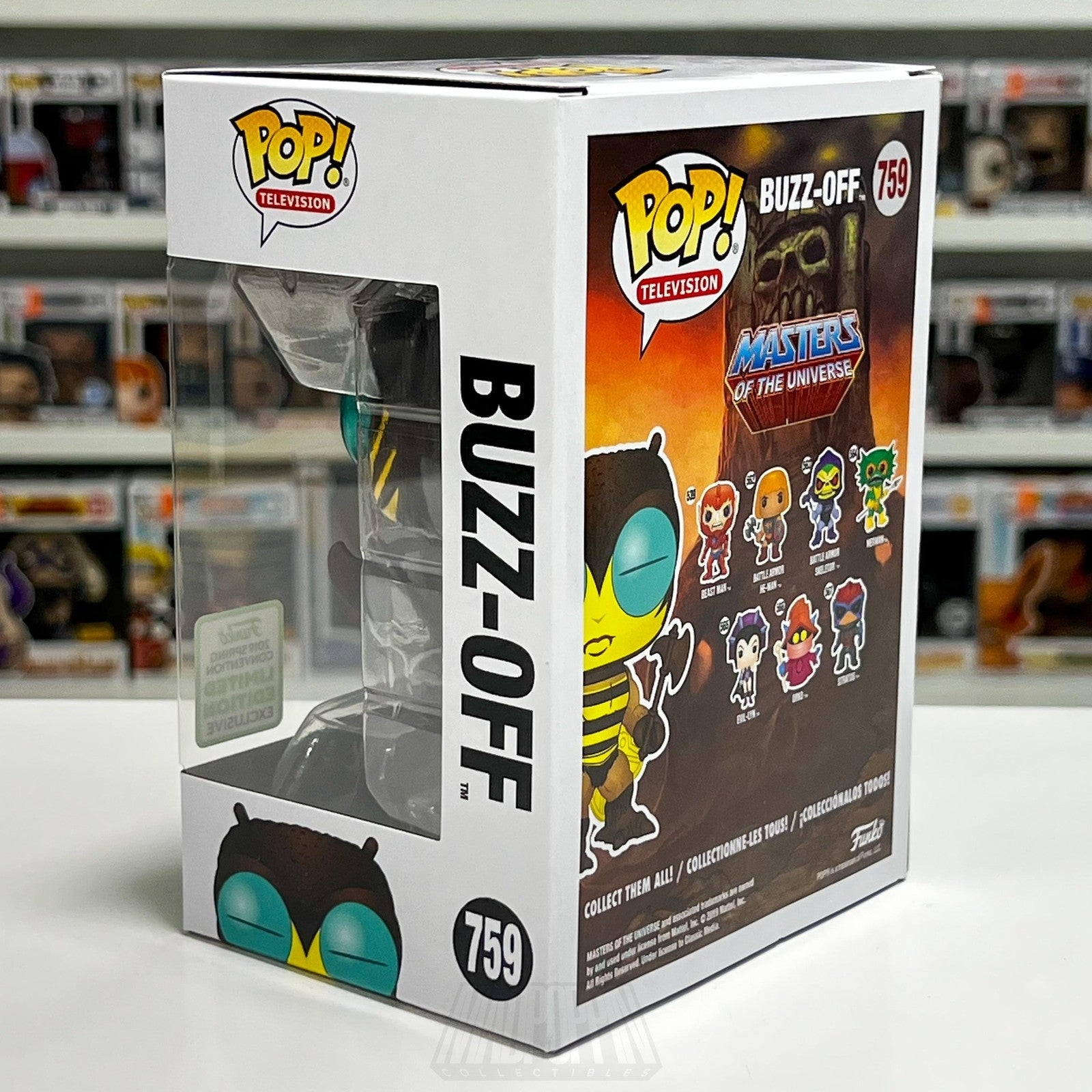 Funko Pop Masters of the Universe MOTU Buzz-Off 759 2019 Spring Convention Toy