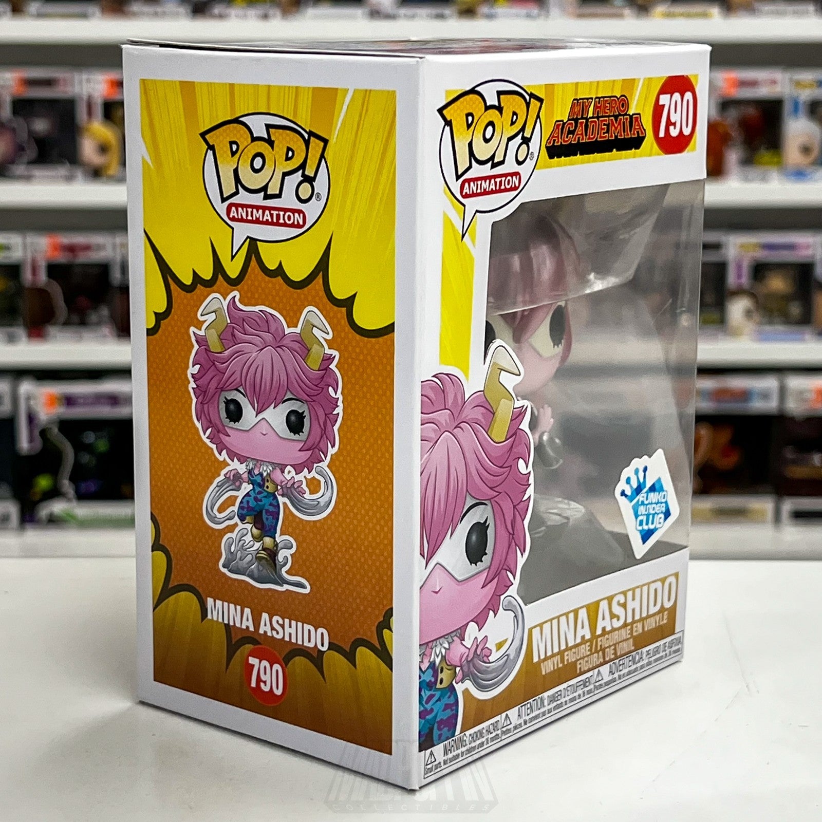 Funko Pop Anime My Hero Academia Mina Ashido Metallic 790 GameStop Vinyl Figure5